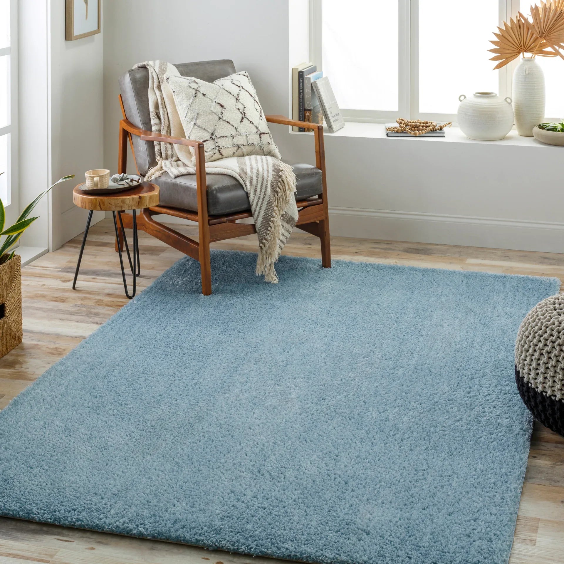 Cloudy Shag Machine Woven Rug Livabliss Cloudy Shag