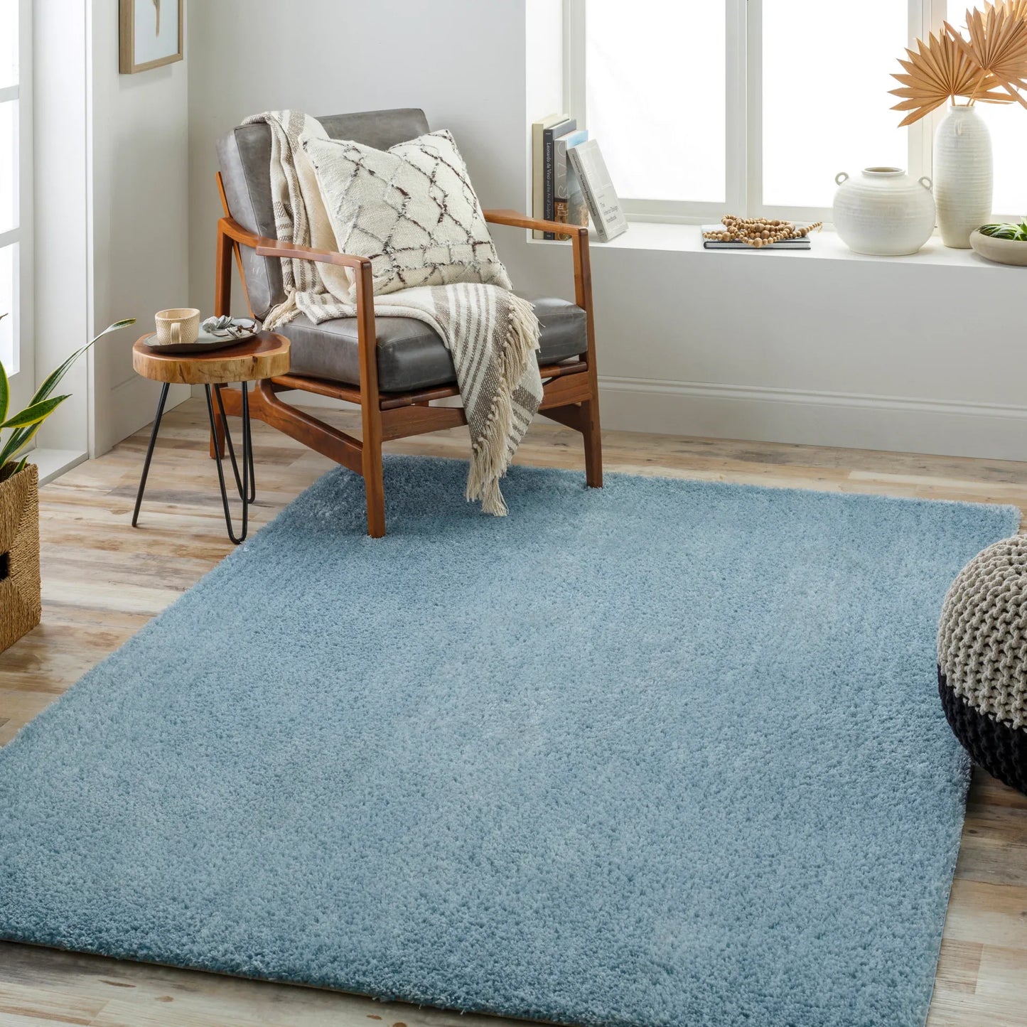 Cloudy Shag Machine Woven Rug Livabliss Cloudy Shag