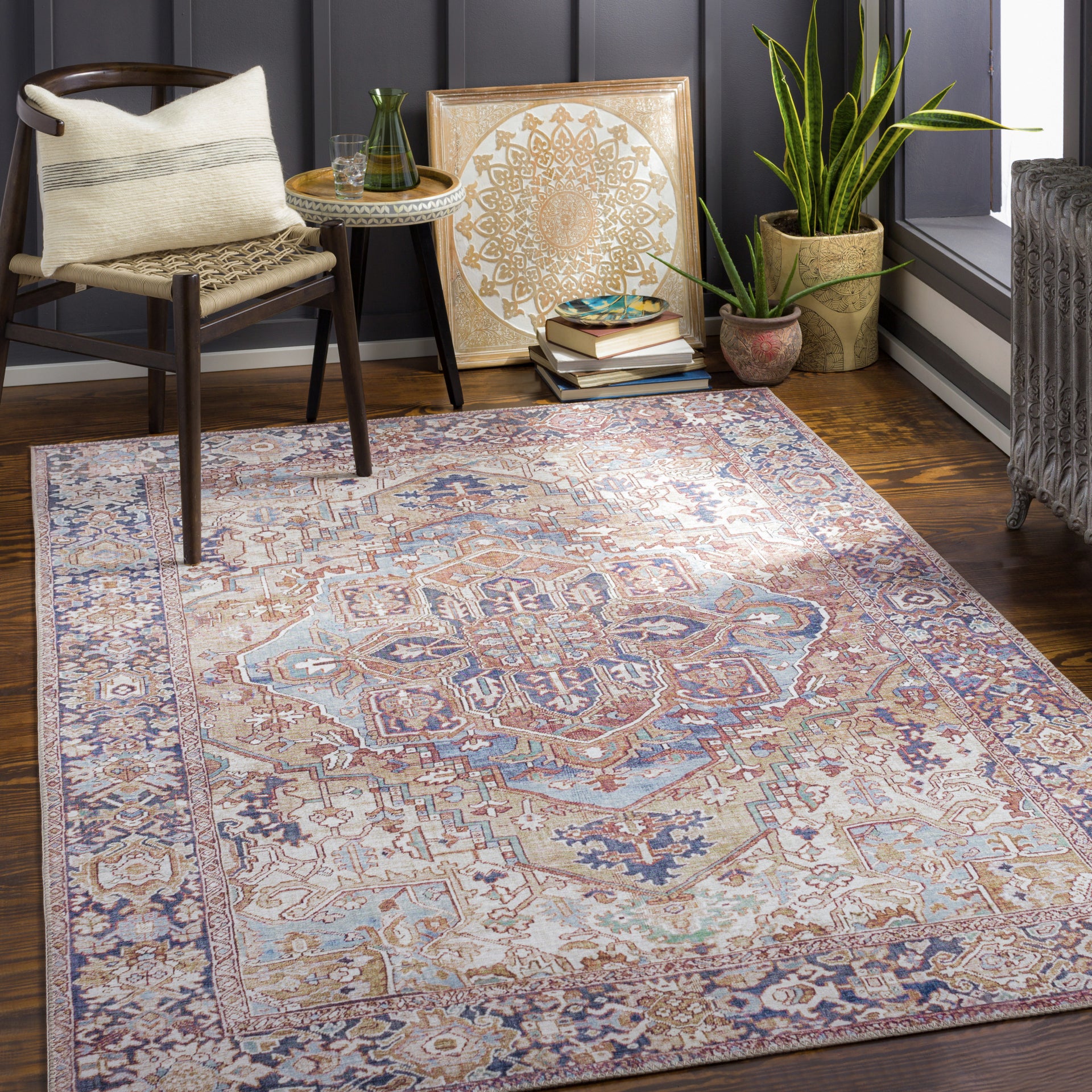 Iris Machine Woven Rug Livabliss Iris