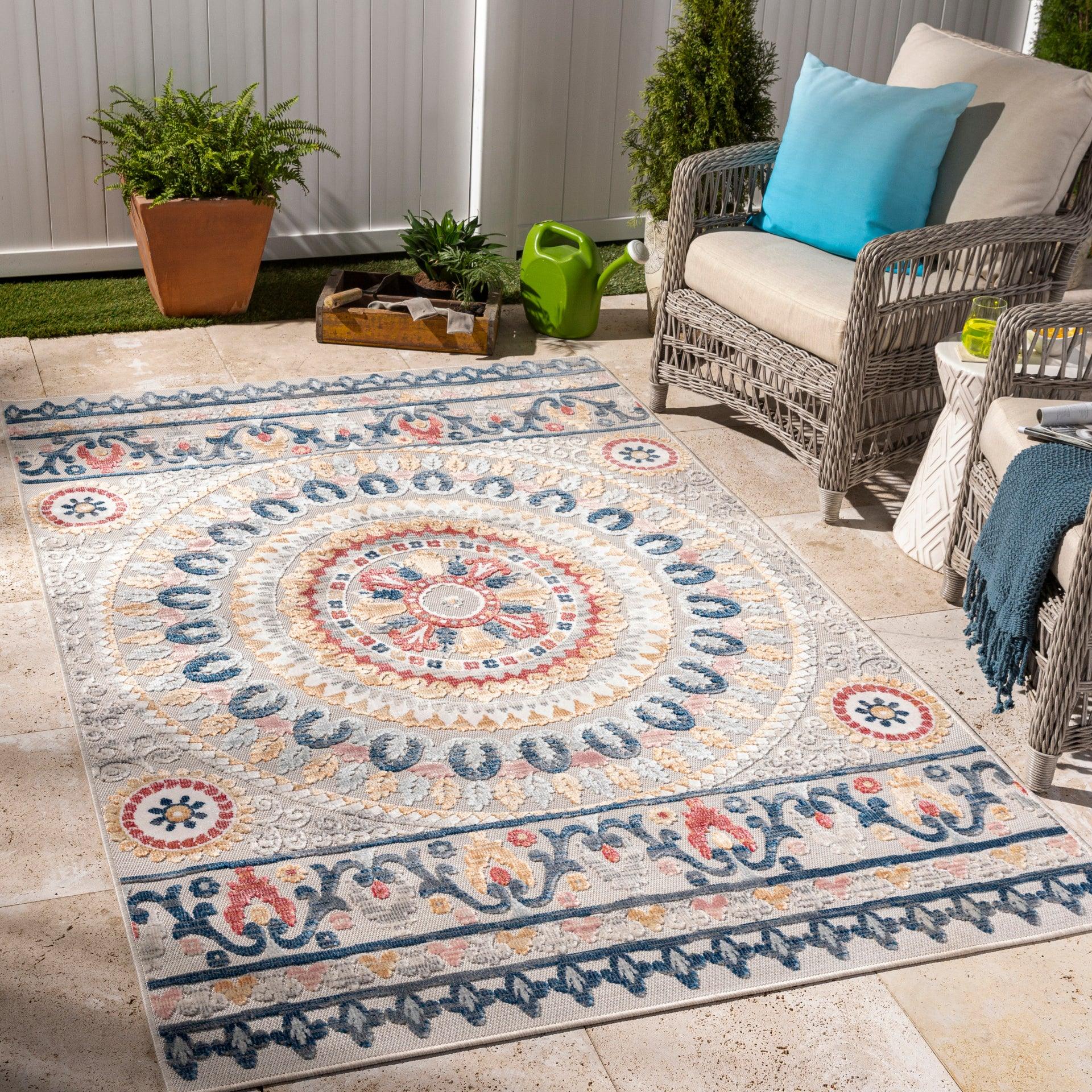 Cabo Machine Woven Rug Livabliss Cabo