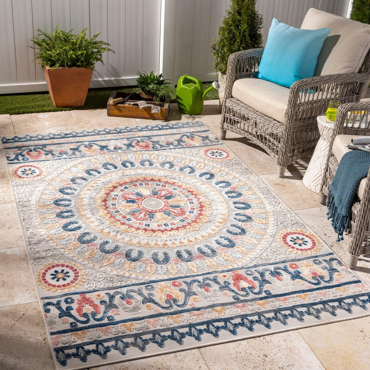 Cabo Machine Woven Rug Livabliss Cabo