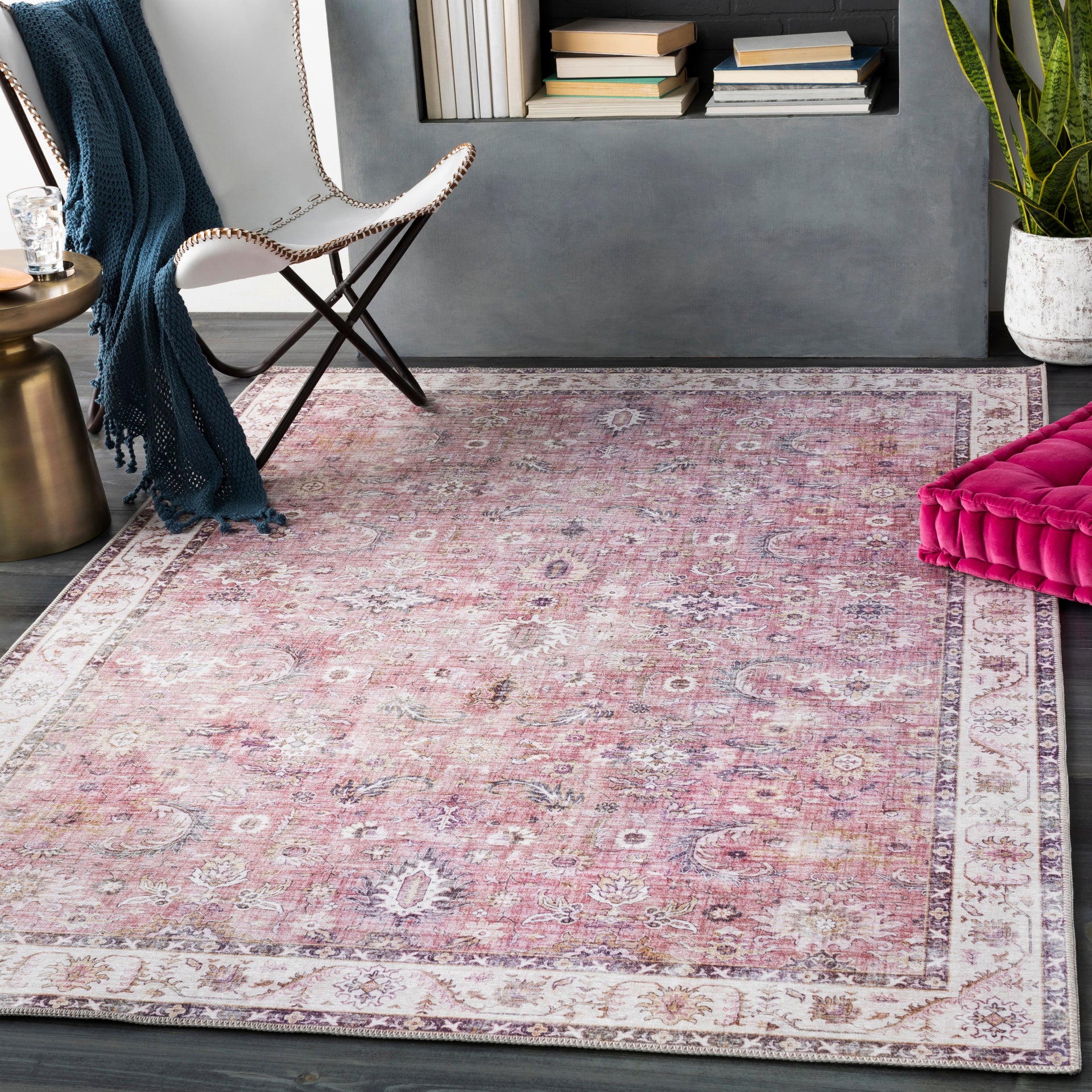 Iris Machine Woven Rug Livabliss Iris