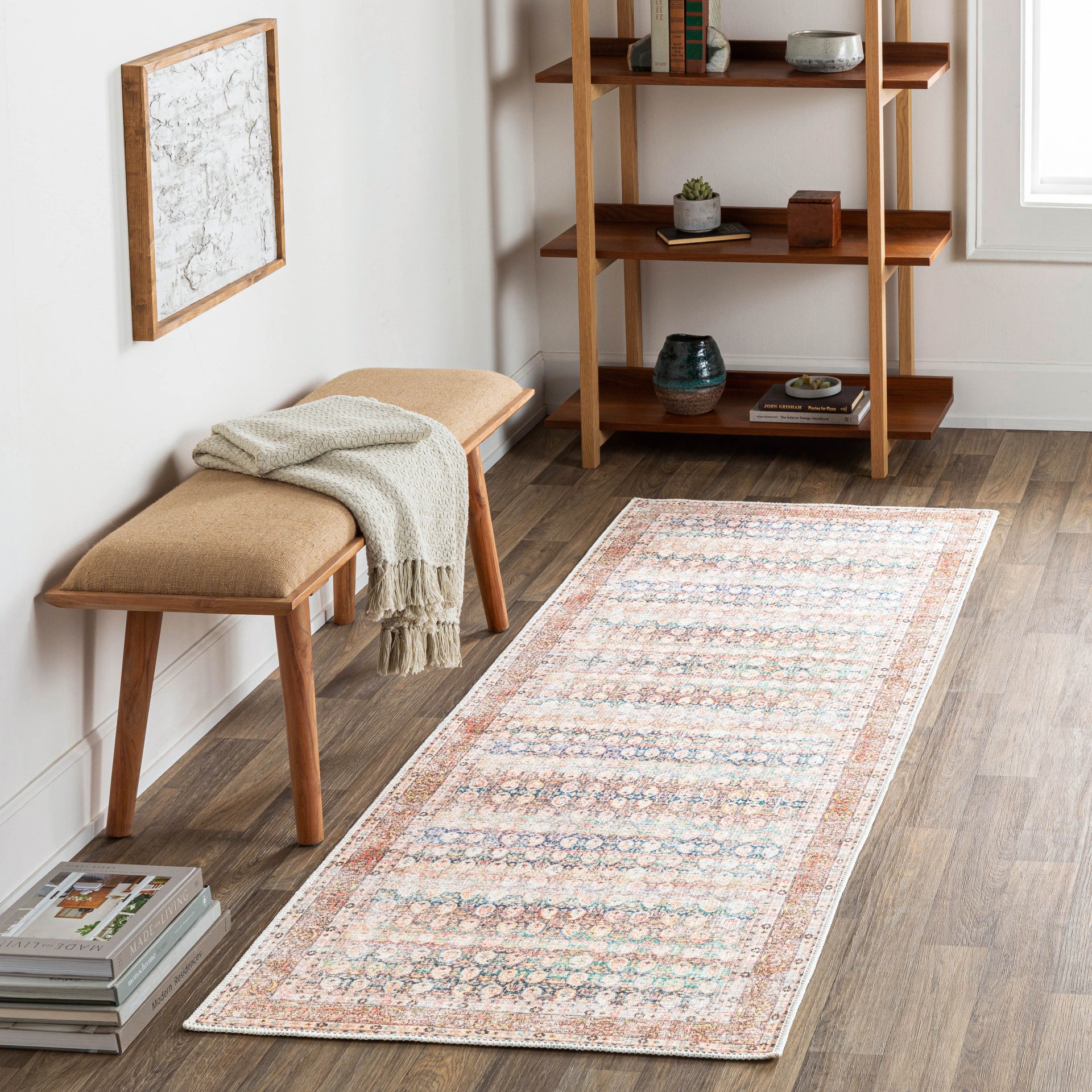 Kemer Machine Woven Rug Livabliss Kemer