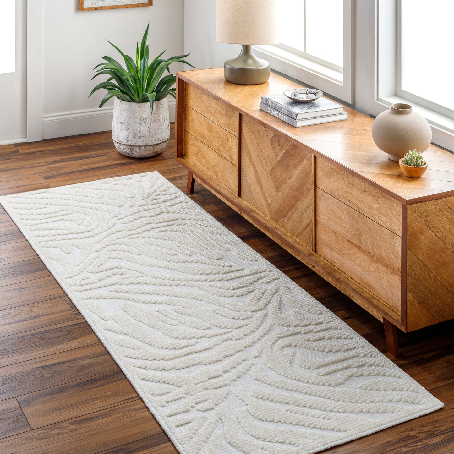 Lyna Machine Woven Rug Livabliss Lyna