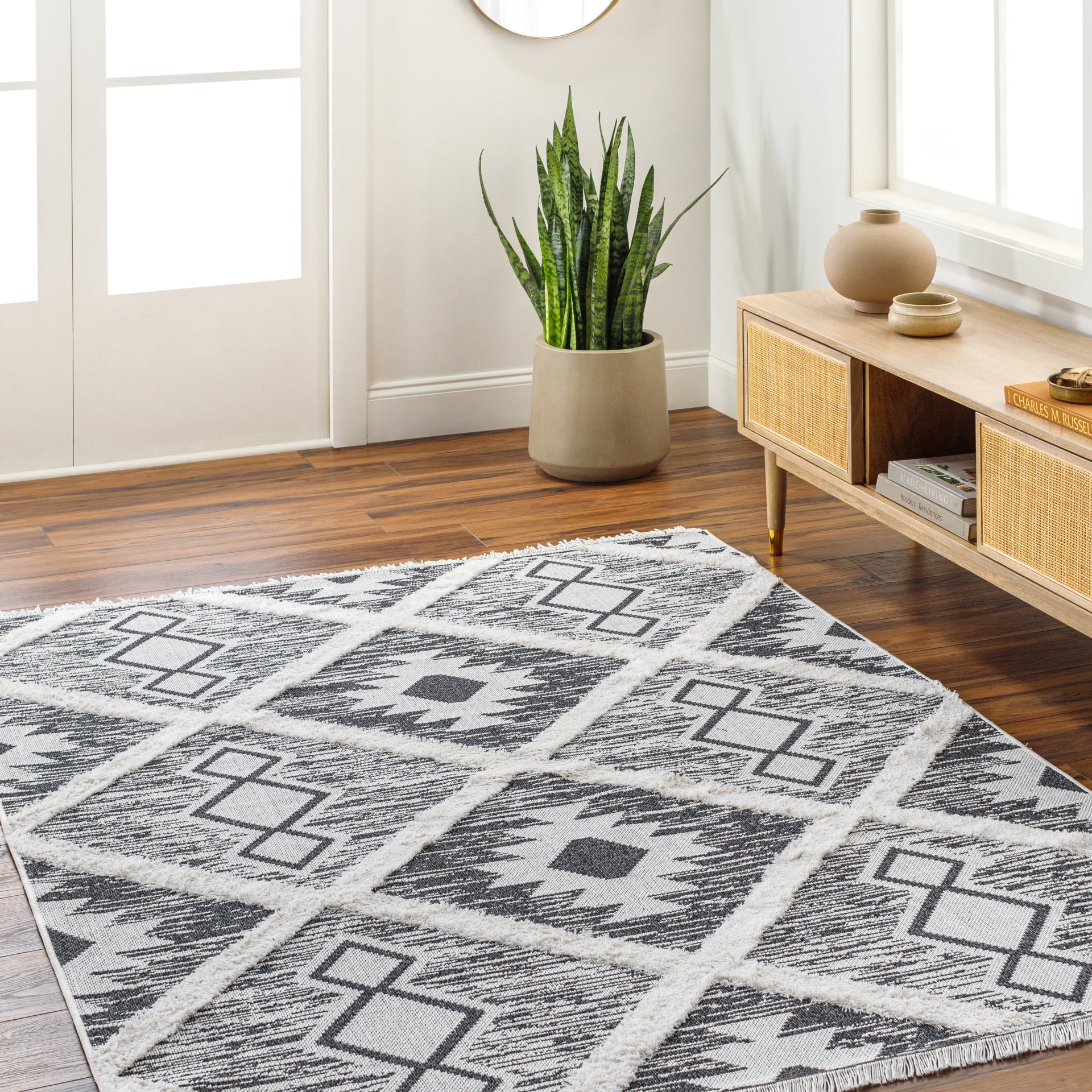 Morocotton Machine Woven Rug Livabliss Morocotton