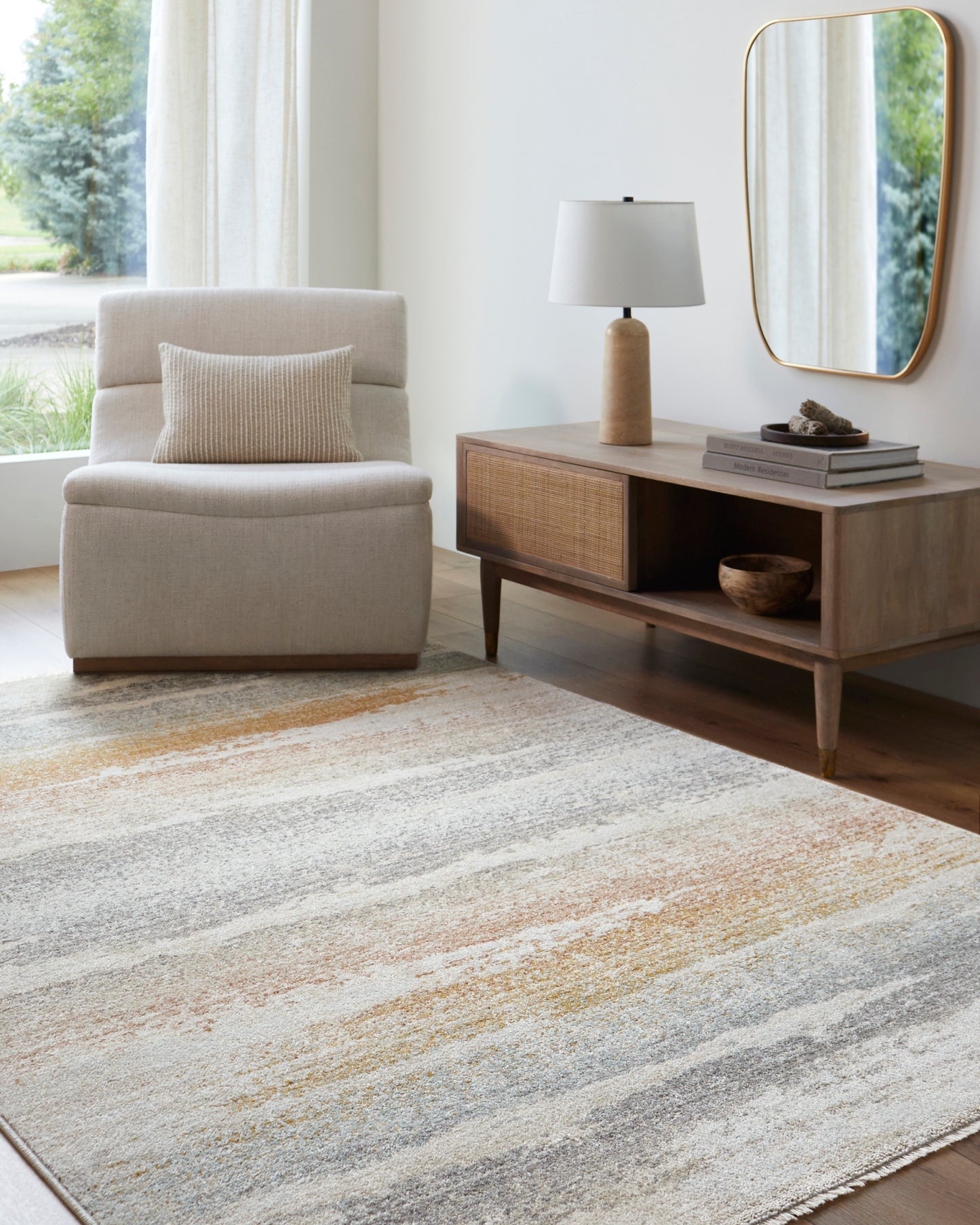 Rojin Machine Woven Rug Livabliss Rojin