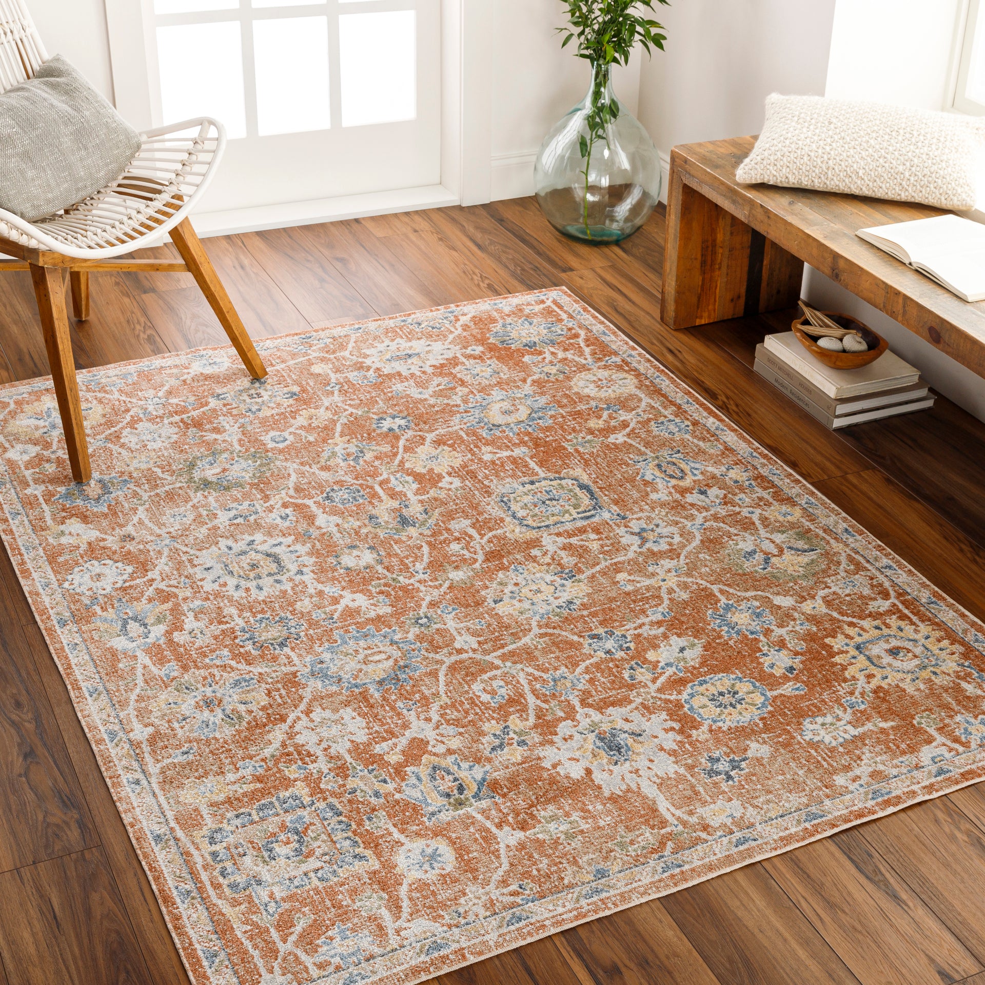 Lillian Machine Woven Rug Livabliss Lillian