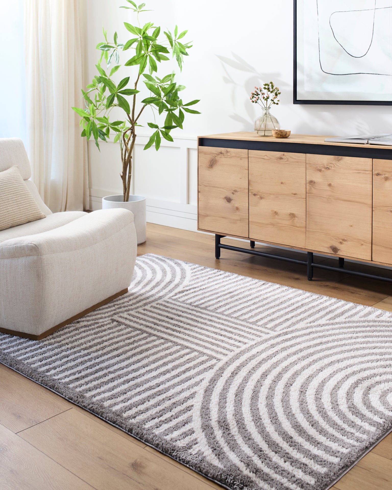 Fossay Shag Machine Woven Rug Livabliss Fossay Shag
