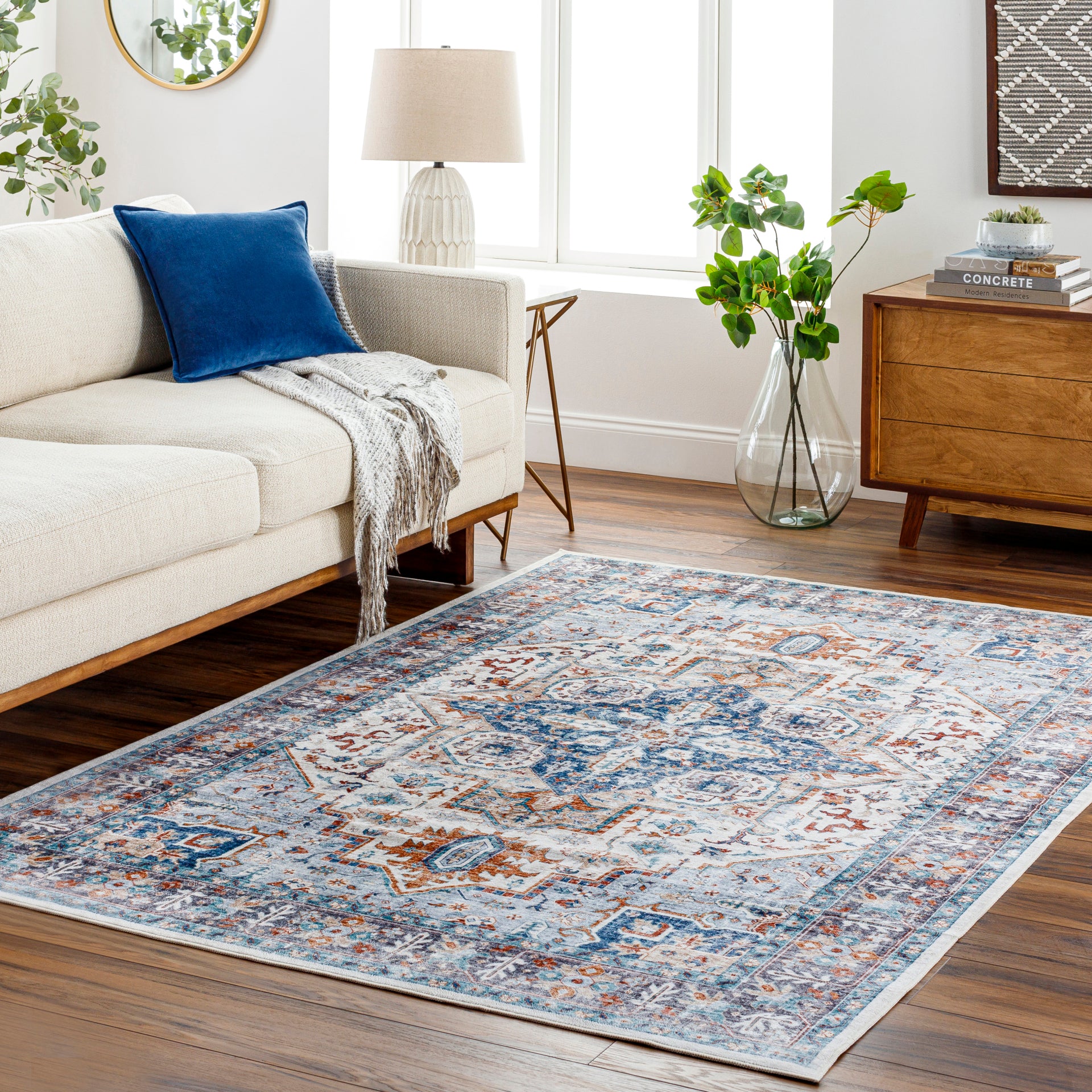 Lavable Machine Woven Rug Livabliss Lavable
