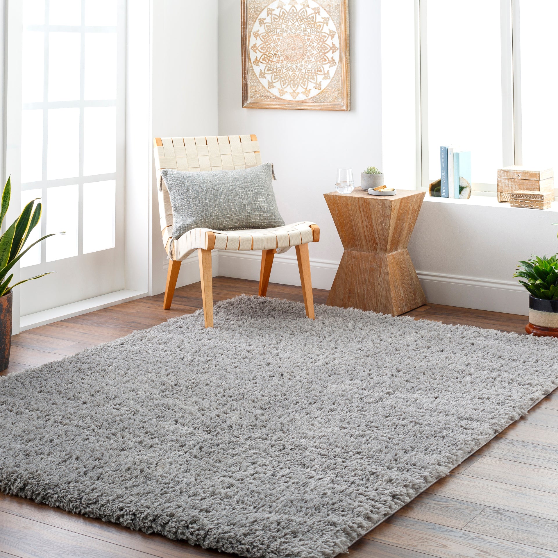 Verde Machine Woven Rug Livabliss Verde