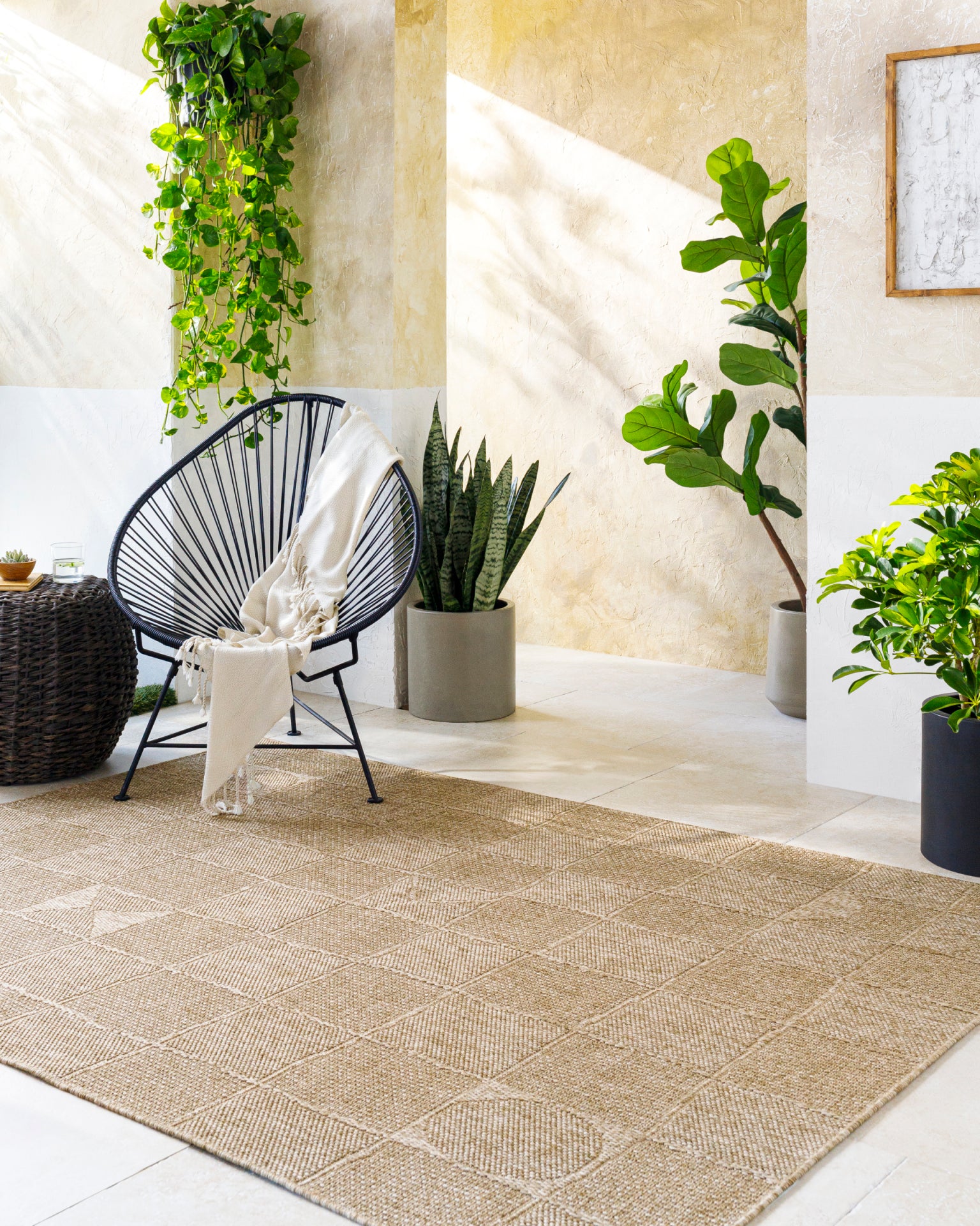 Sandra Machine Woven Rug Livabliss Sandra