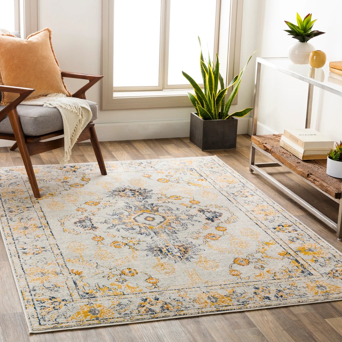 Floransa Machine Woven Rug Livabliss Floransa