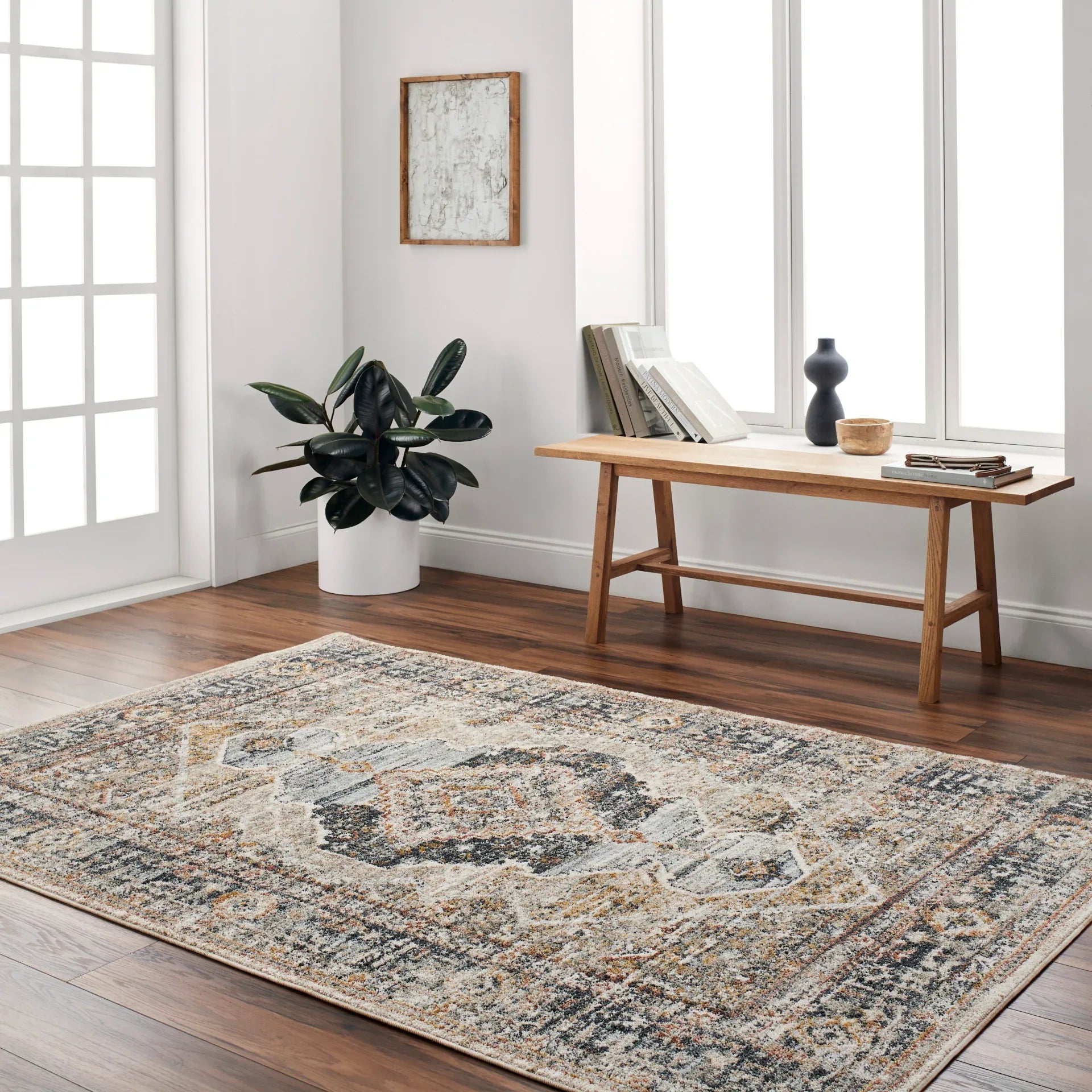 Beckham Machine Woven Rug Livabliss Beckham