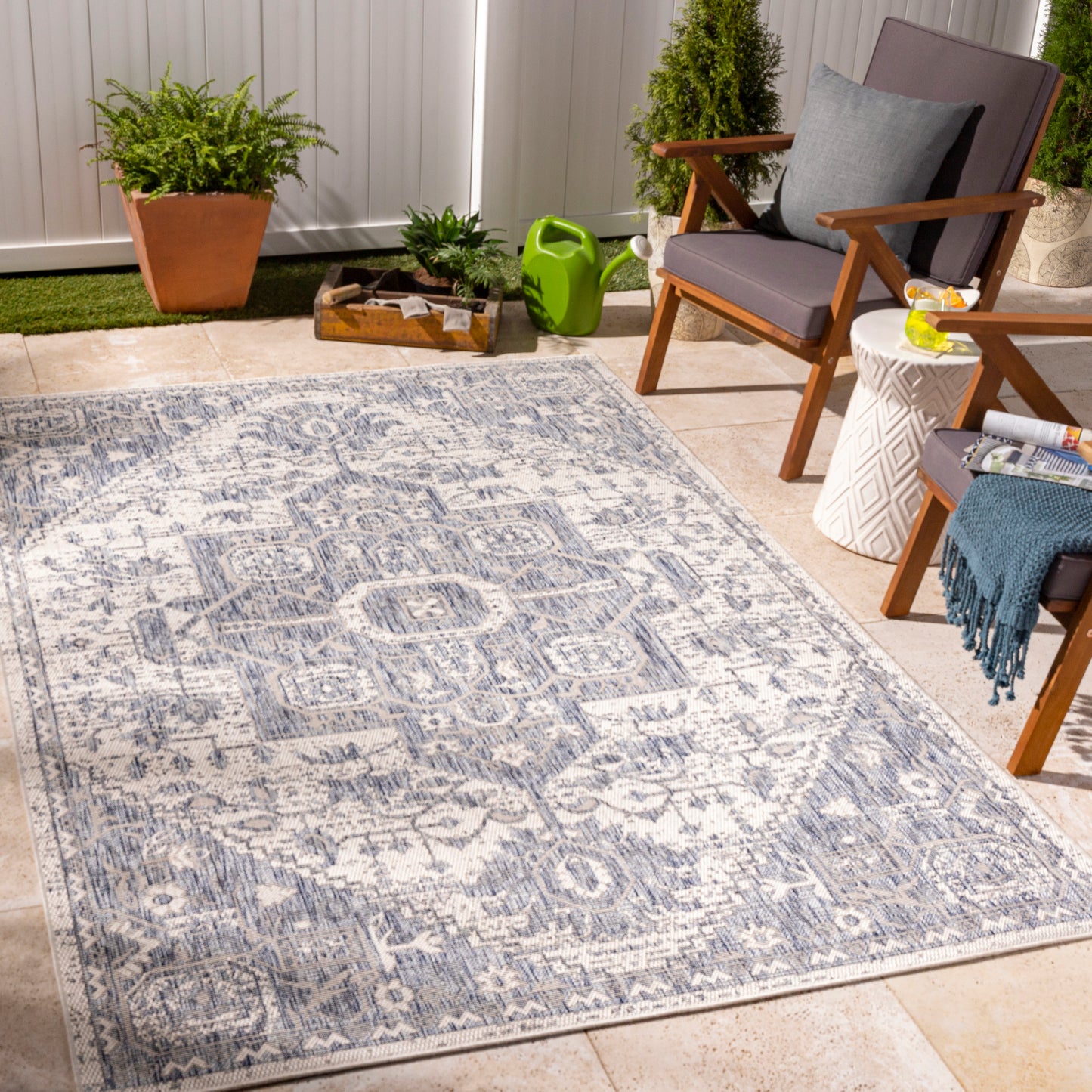 Tuareg Machine Woven Rug Livabliss Tuareg
