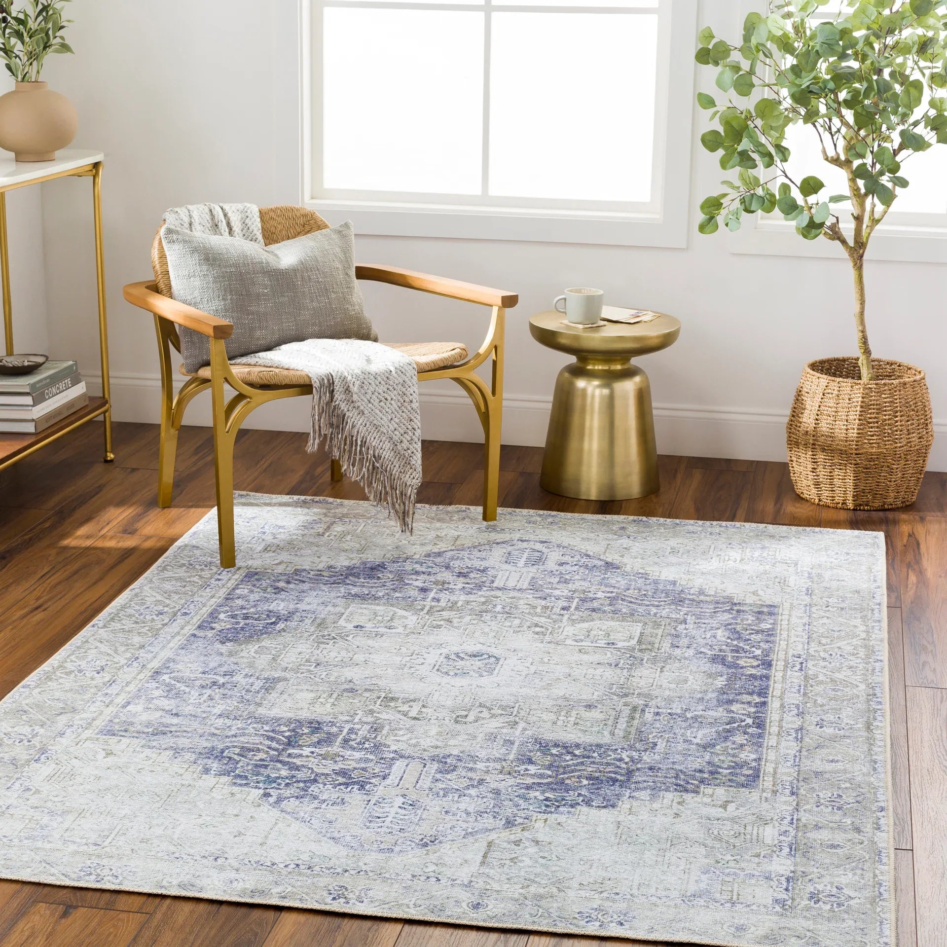 Amelie Machine Woven Rug Livabliss Amelie