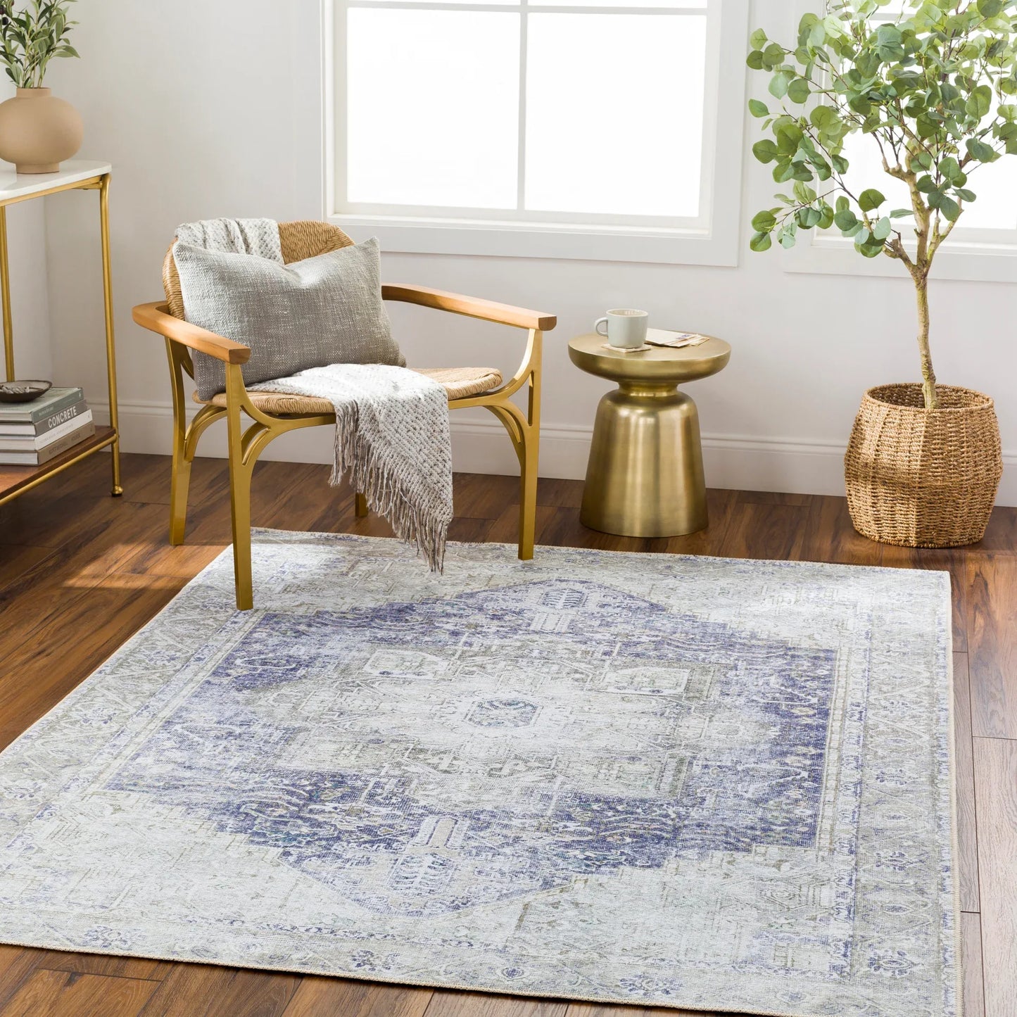 Amelie Machine Woven Rug Livabliss Amelie