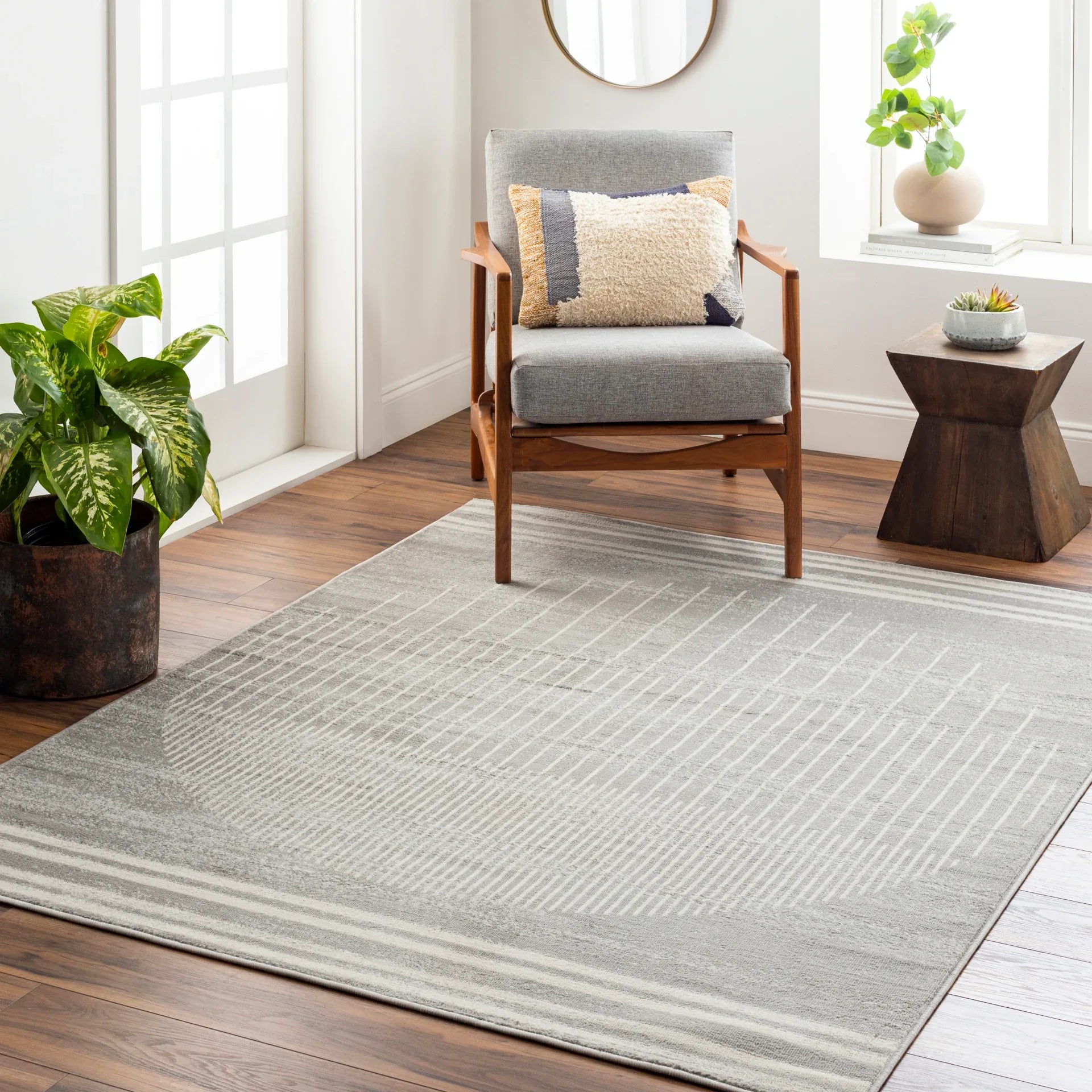 Floransa Machine Woven Rug Livabliss Floransa
