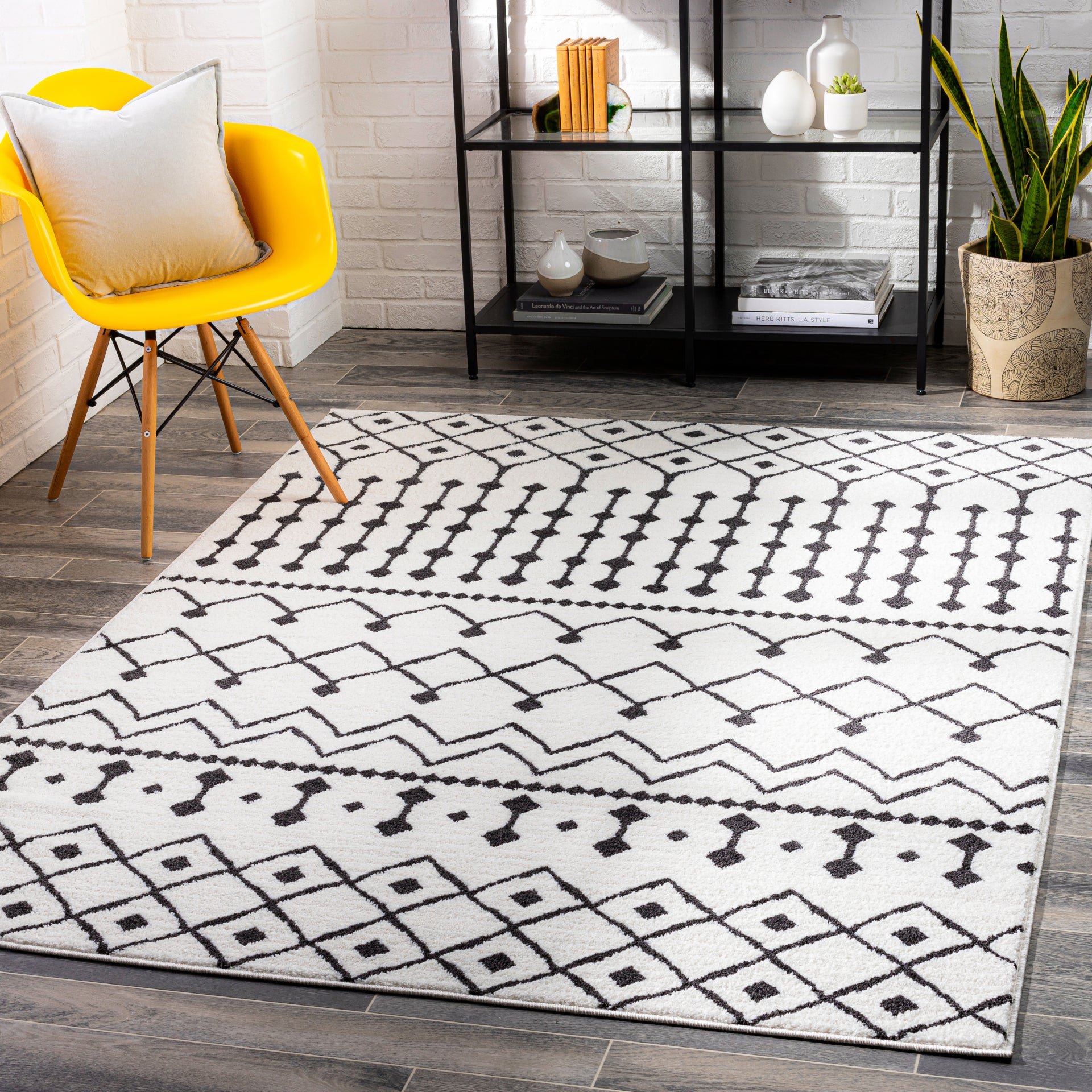 Moroccan Shag Machine Woven Rug Livabliss Moroccan Shag