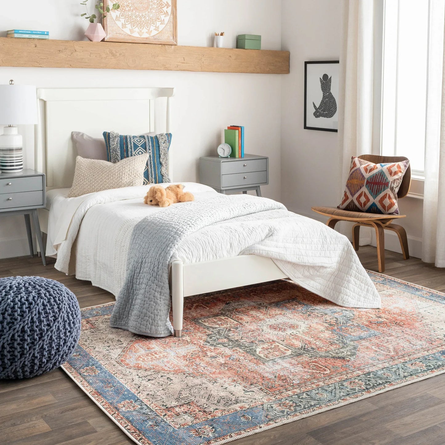 Amelie Machine Woven Rug Livabliss Amelie
