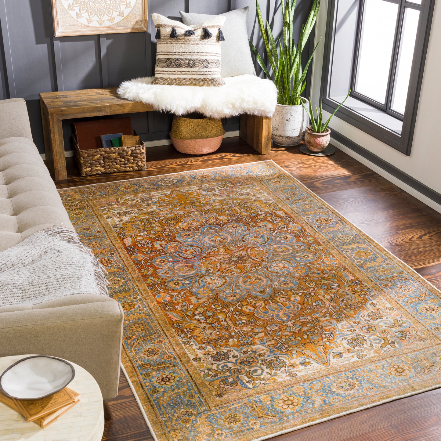 Lavable Machine Woven Rug Livabliss Lavable