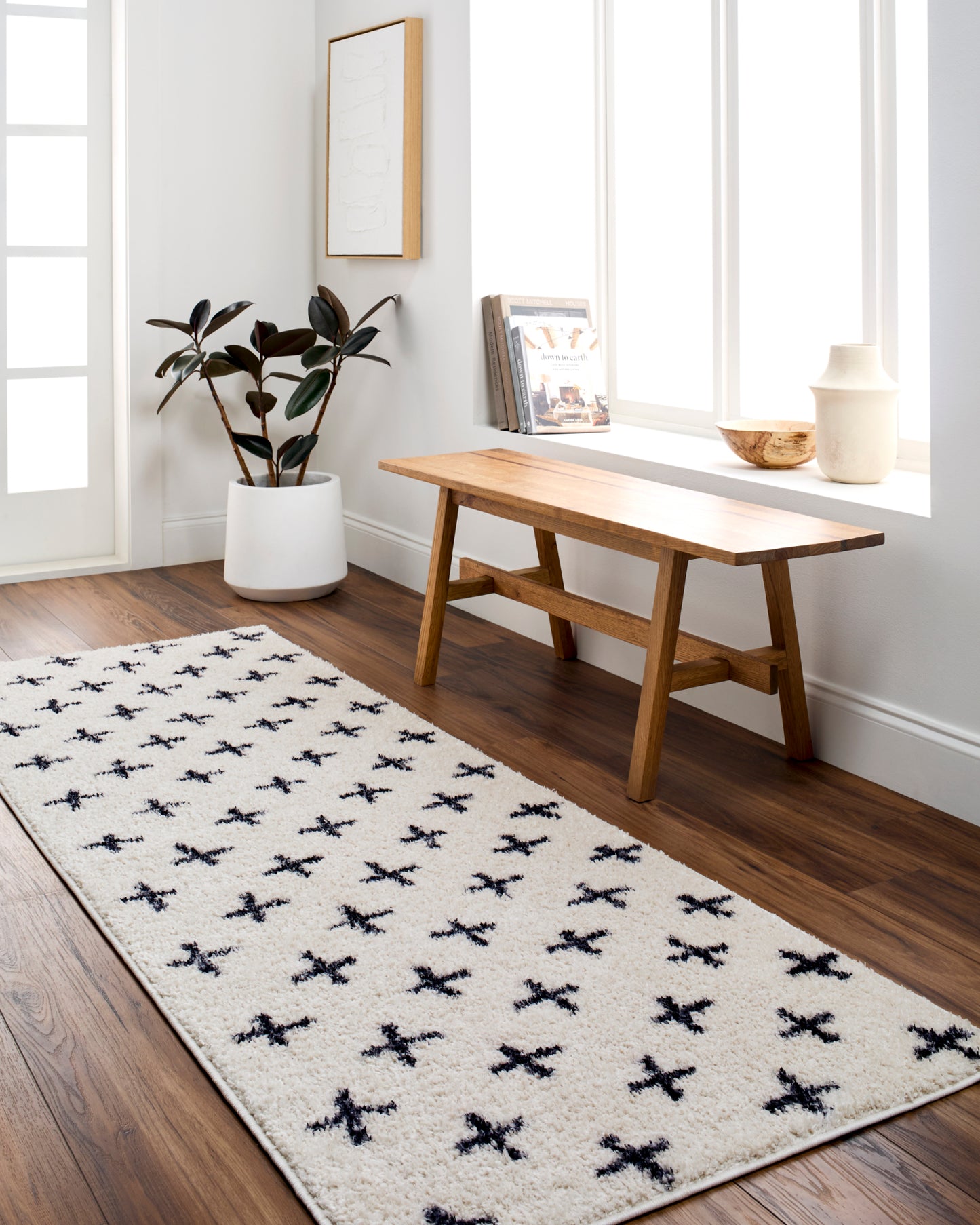 Lykke Machine Woven Rug Livabliss Lykke