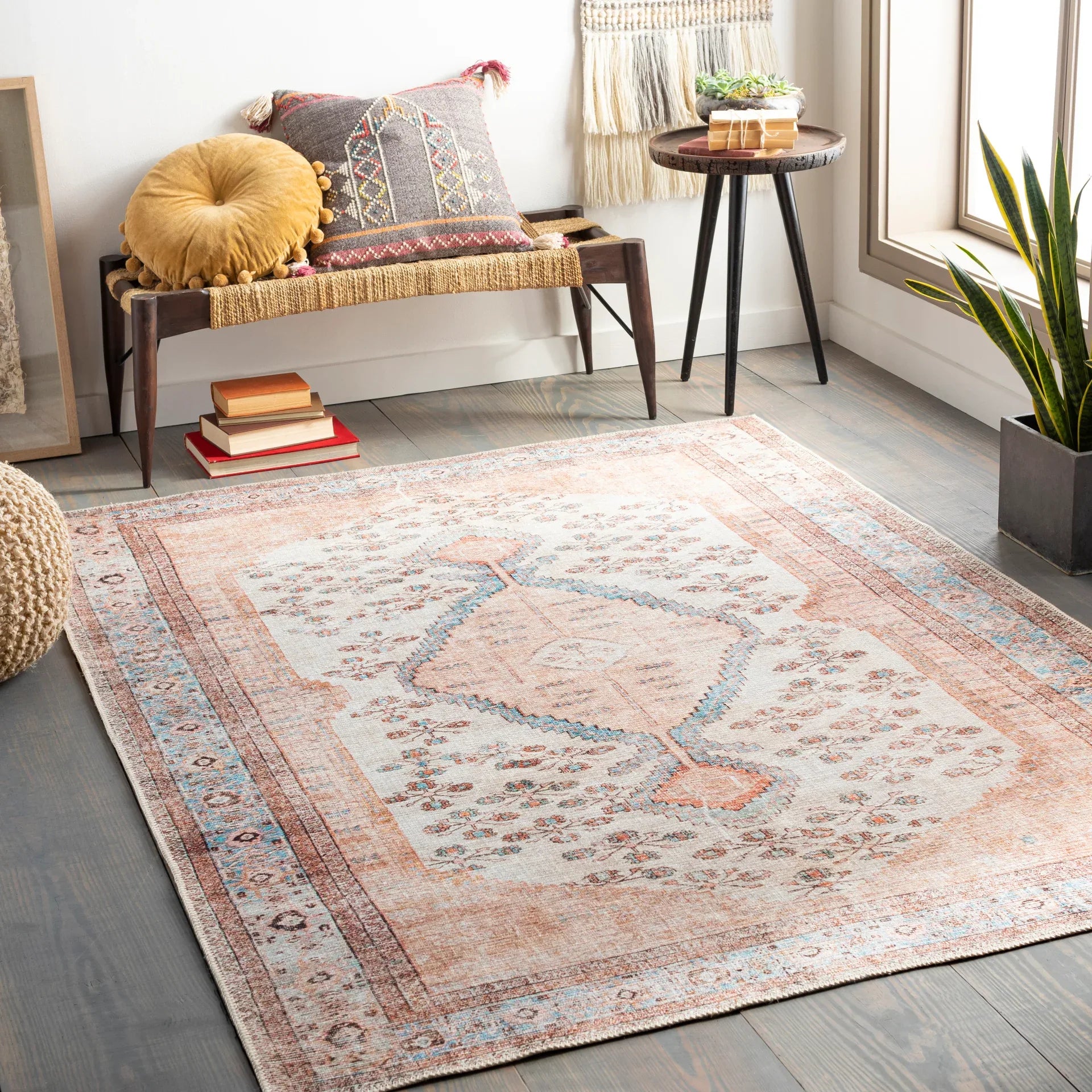 Amelie Machine Woven Rug Livabliss Amelie