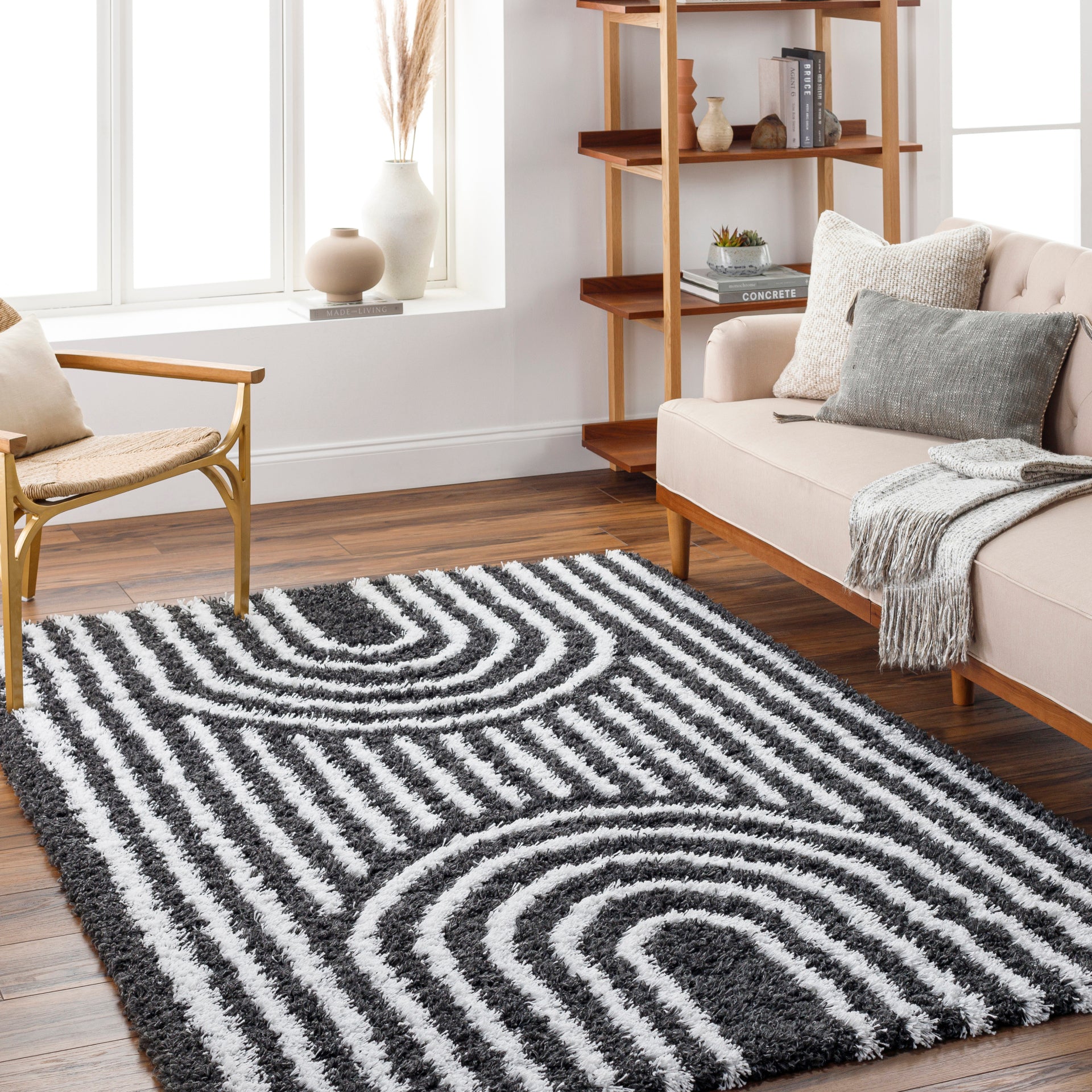 Urban Shag Machine Woven Rug Livabliss Urban Shag