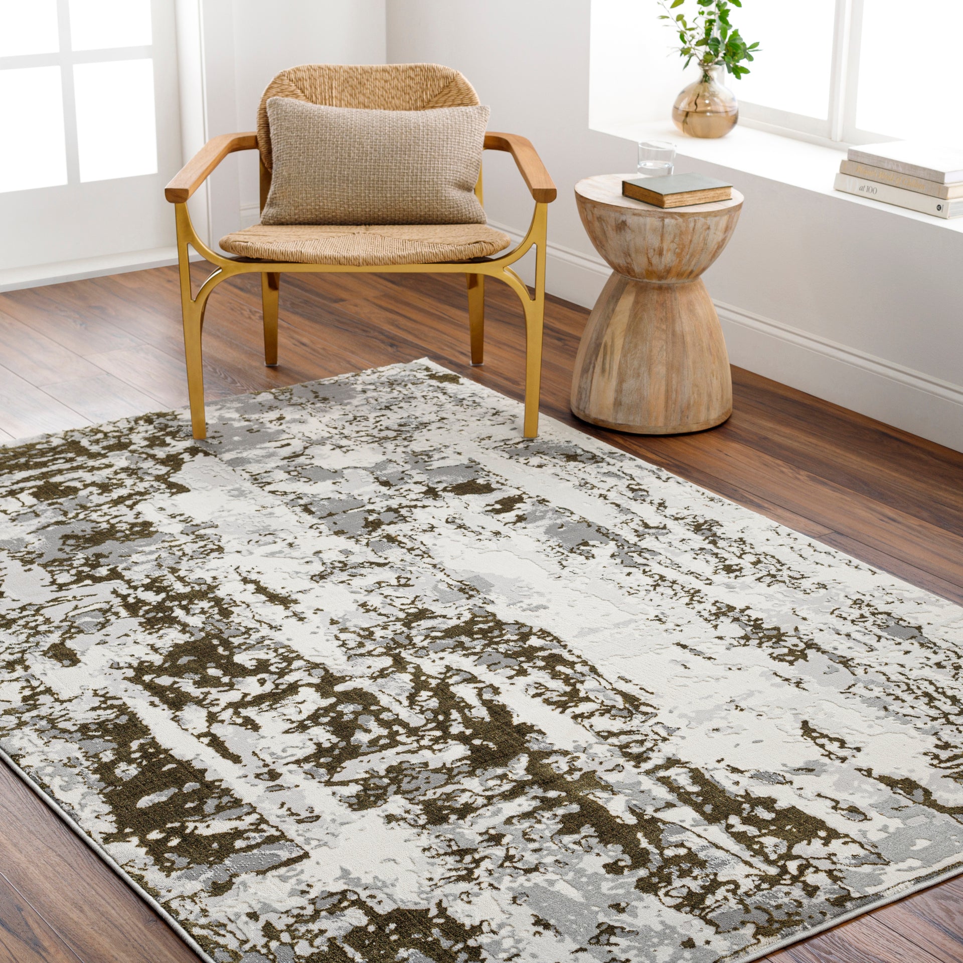 Sunrise Machine Woven Rug Livabliss Sunrise