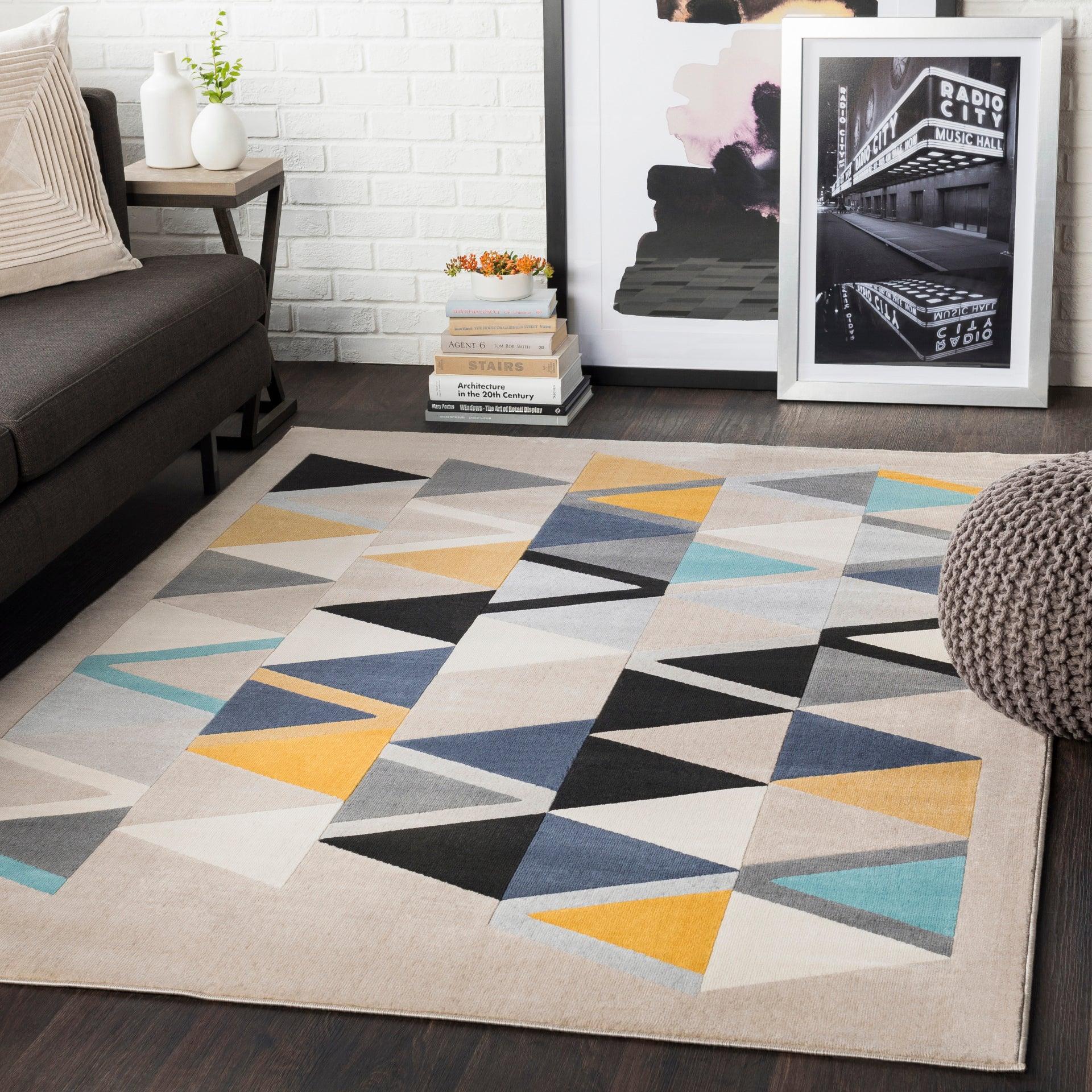 City Machine Woven Rug Livabliss City
