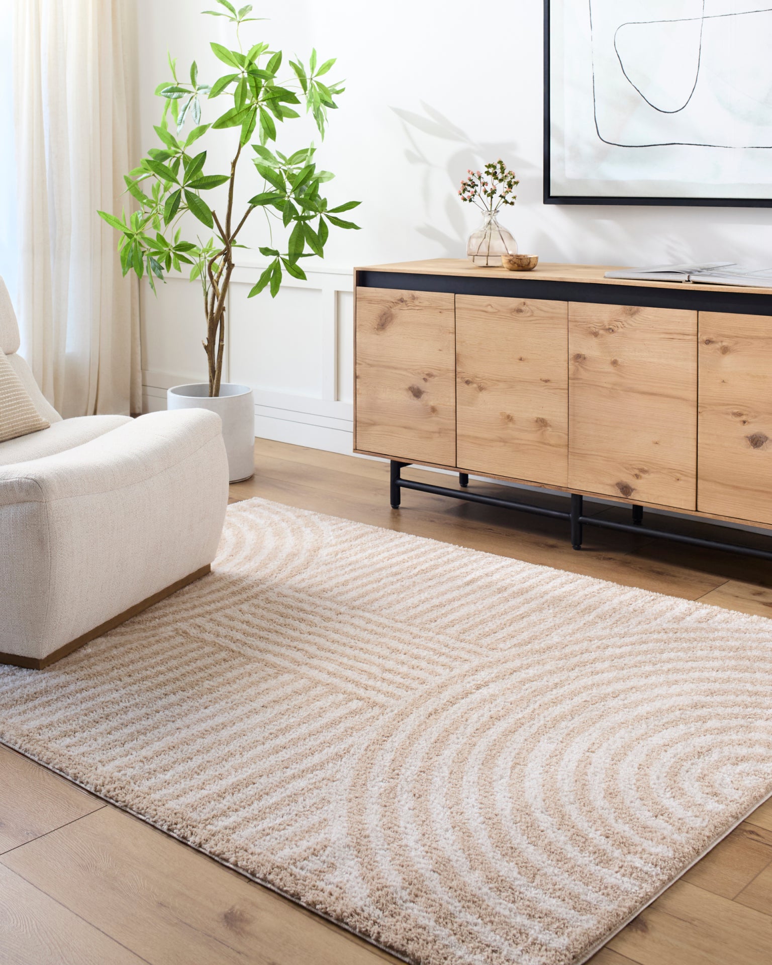 Fossay Shag Machine Woven Rug Livabliss Fossay Shag