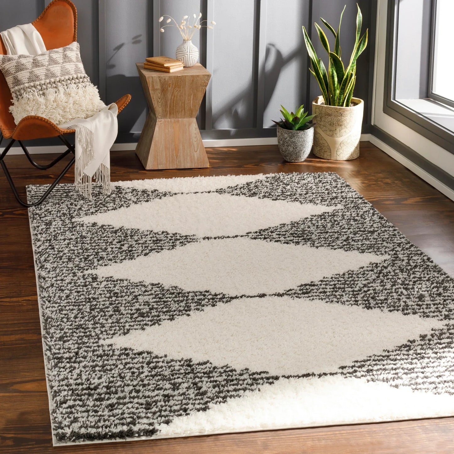 Beni Shag Machine Woven Rug Livabliss Beni Shag