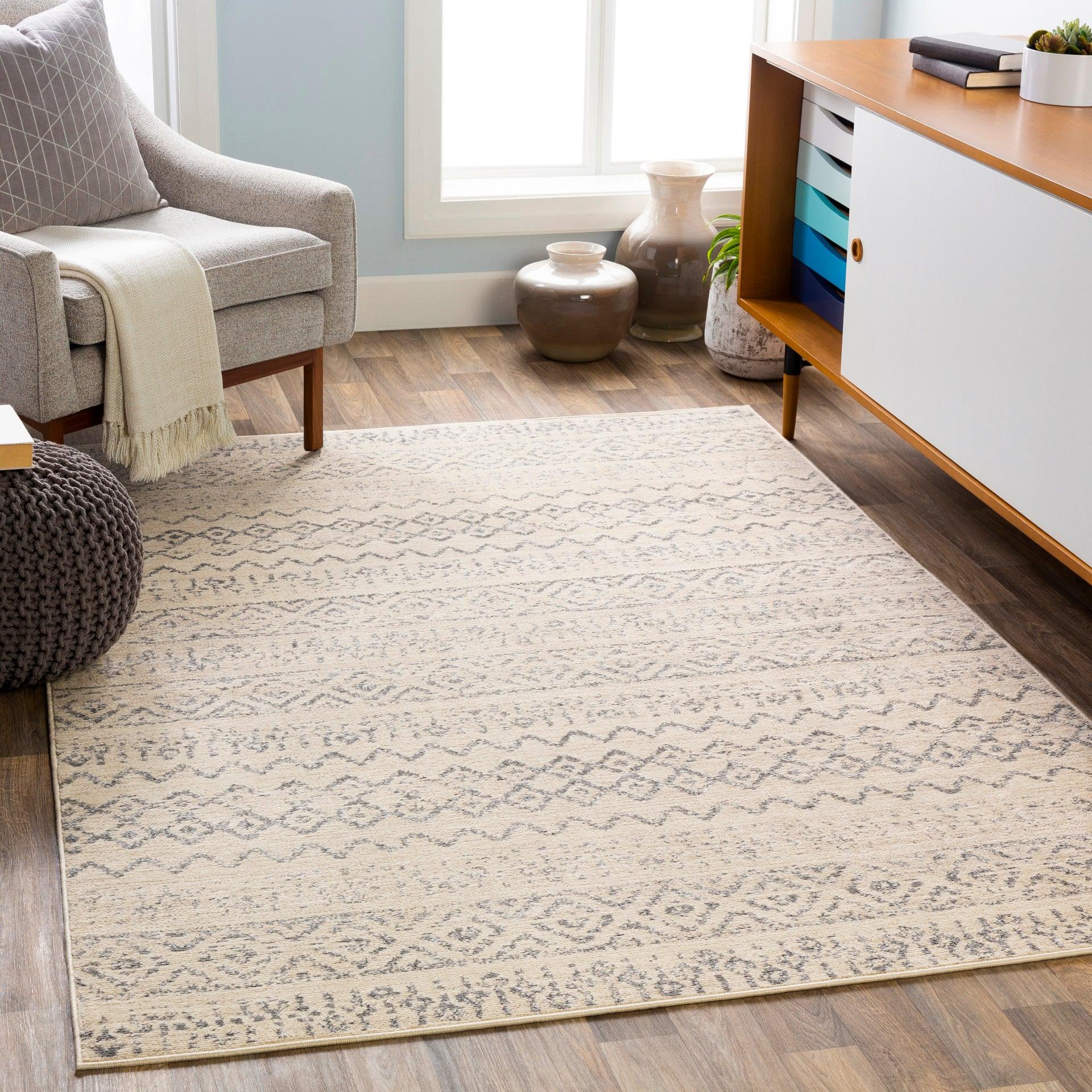 City Light Machine Woven Rug Livabliss City Light