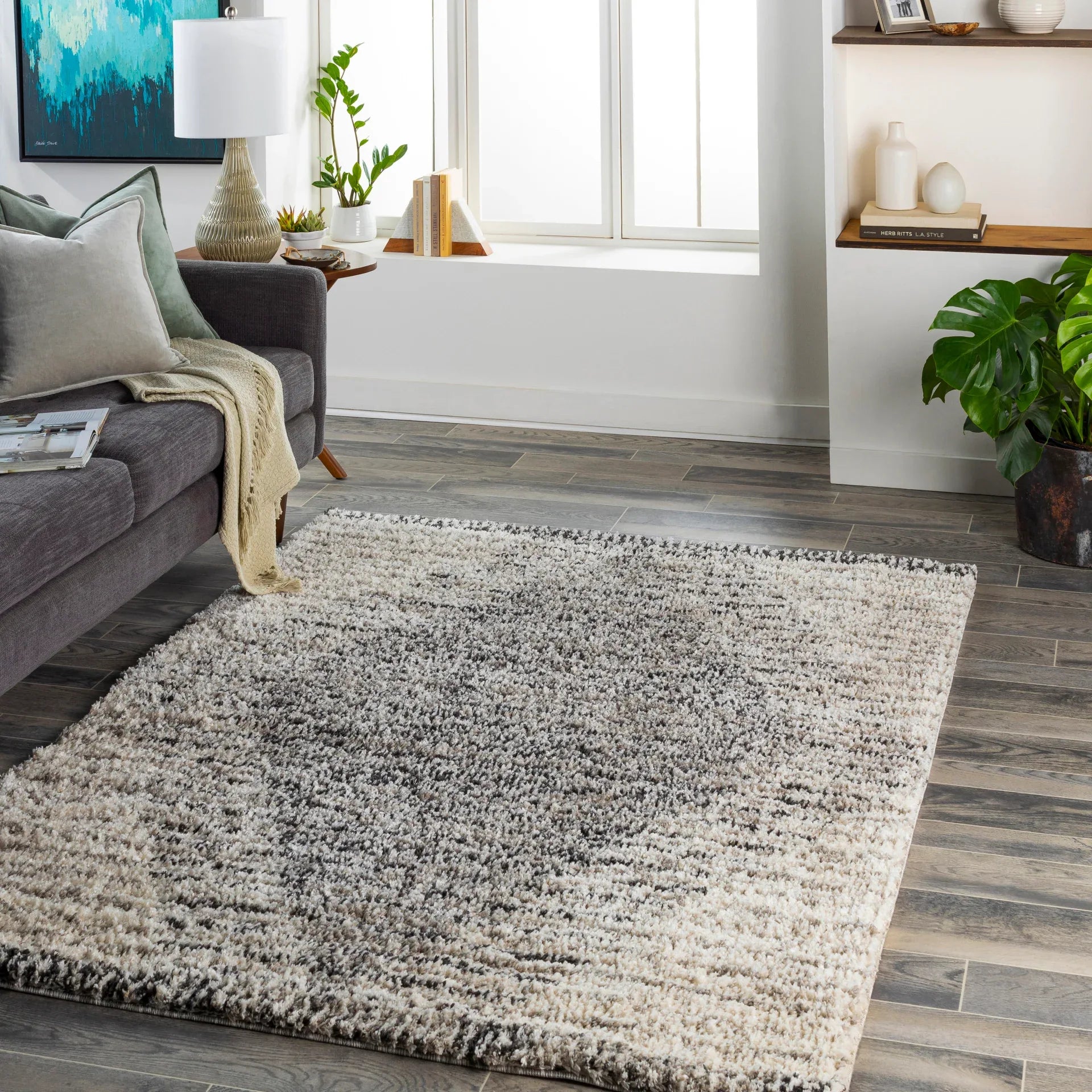 Capella Shag Machine Woven Rug Livabliss Capella Shag