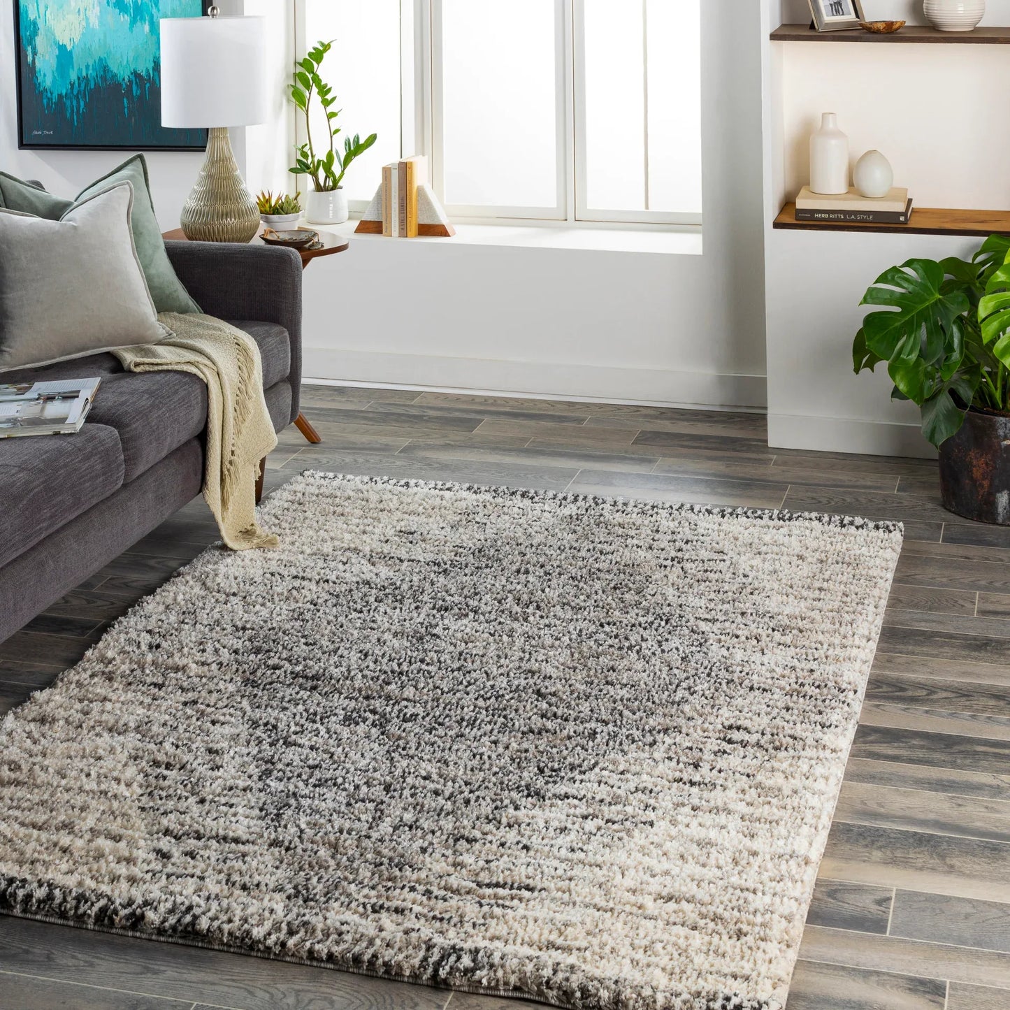 Capella Shag Machine Woven Rug Livabliss Capella Shag