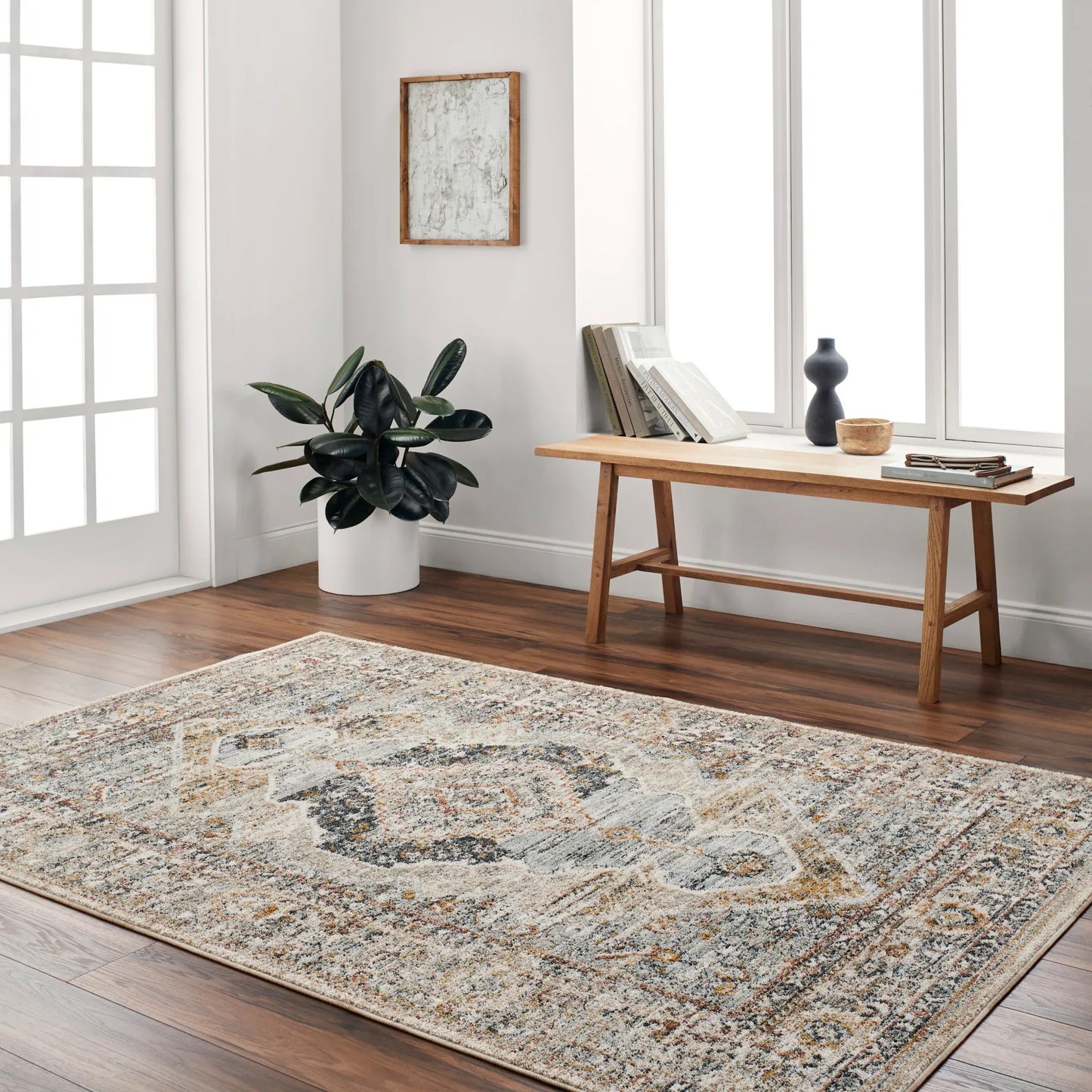 Beckham Machine Woven Rug Livabliss Beckham