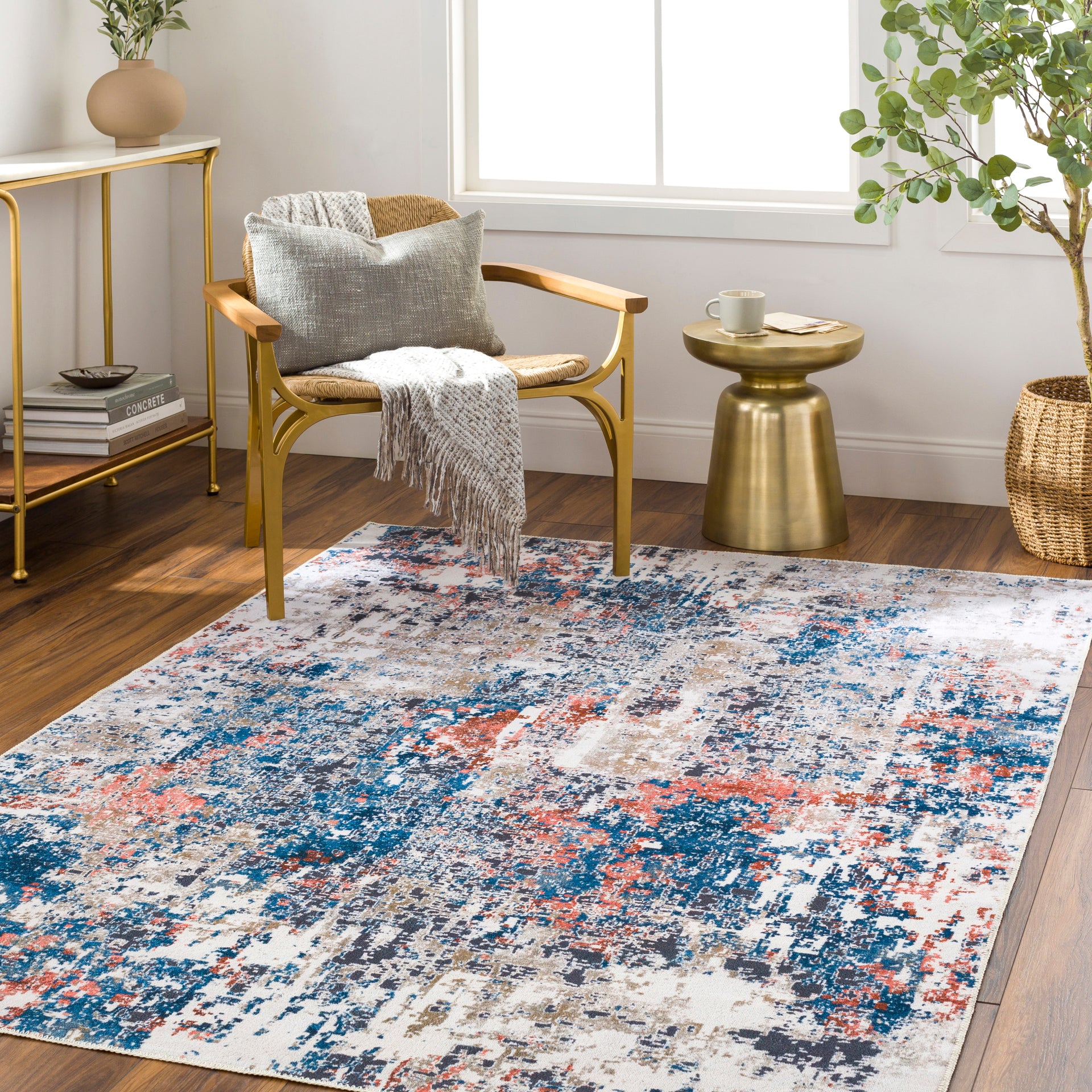 Regen Machine Woven Rug Livabliss Regen
