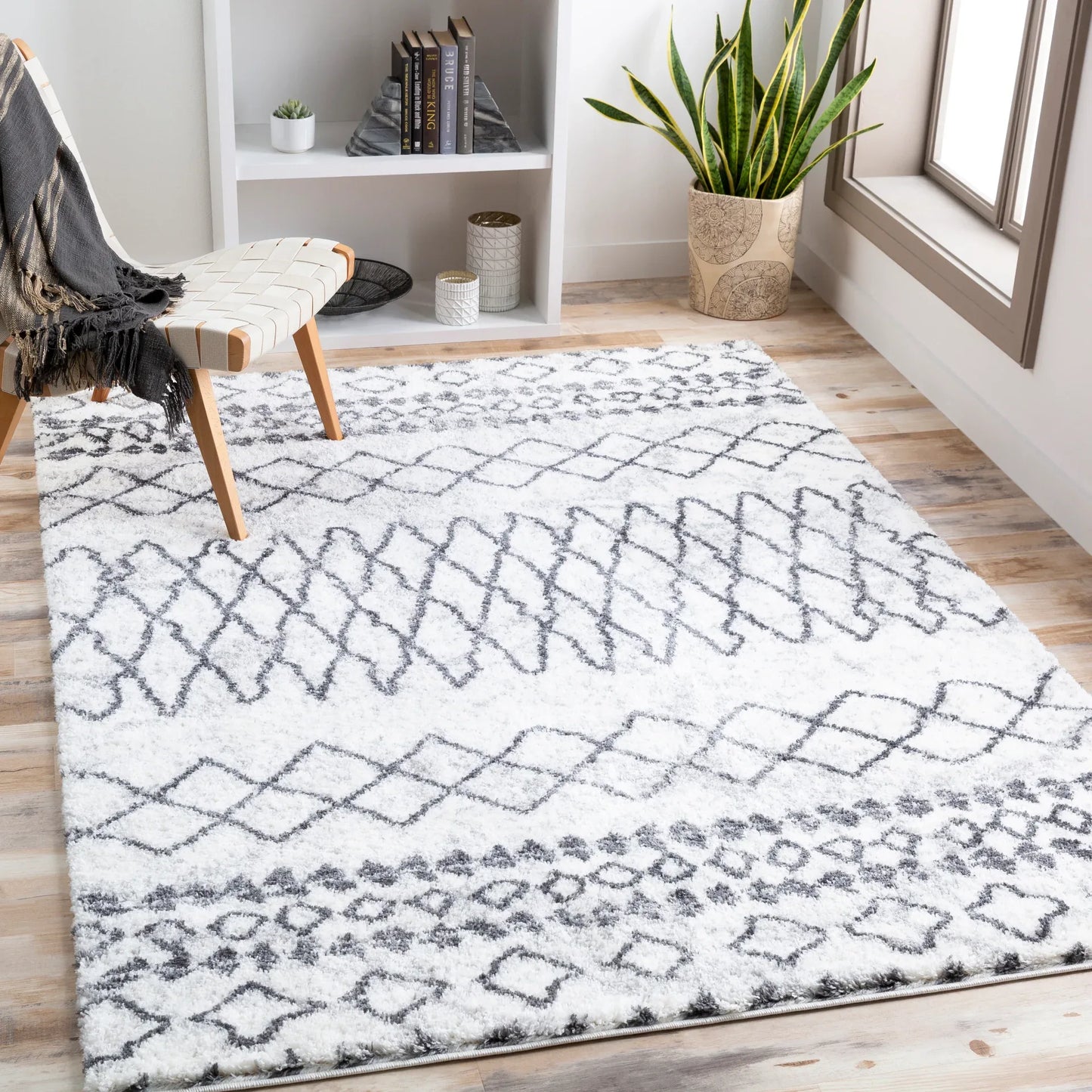 Aliyah Shag Machine Woven Rug Livabliss Aliyah Shag