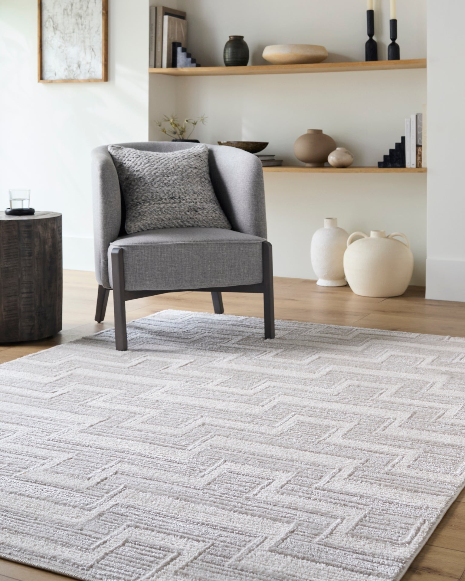 Wolly Machine Woven Rug Livabliss Wolly