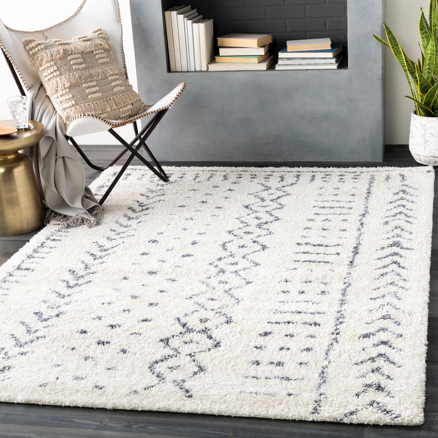 Maroc Shag Machine Woven Rug Livabliss Maroc Shag