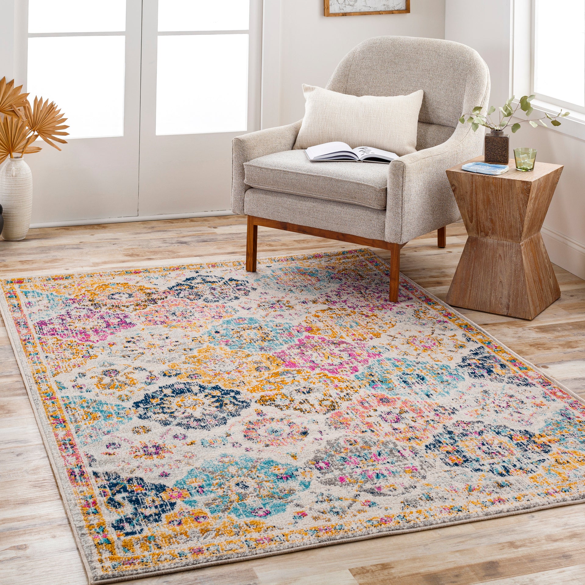 Harput Machine Woven Rug Livabliss Harput