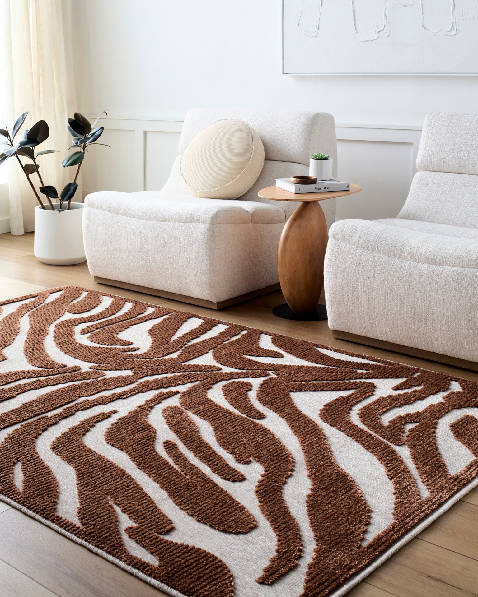 Lyna Machine Woven Rug Livabliss Lyna