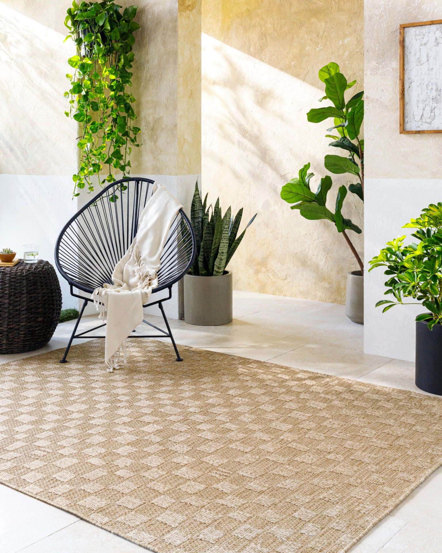 Sandra Machine Woven Rug Livabliss Sandra