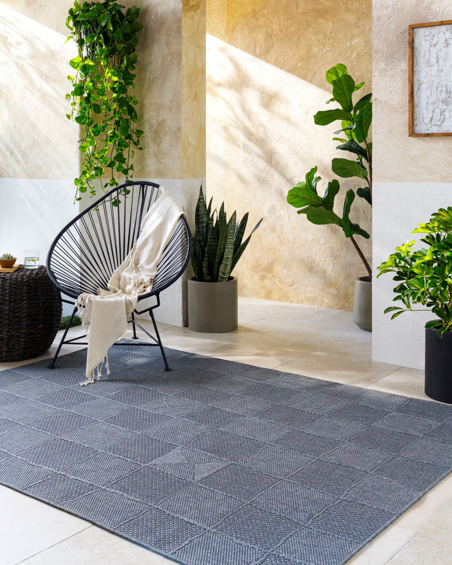 Sandra Machine Woven Rug Livabliss Sandra