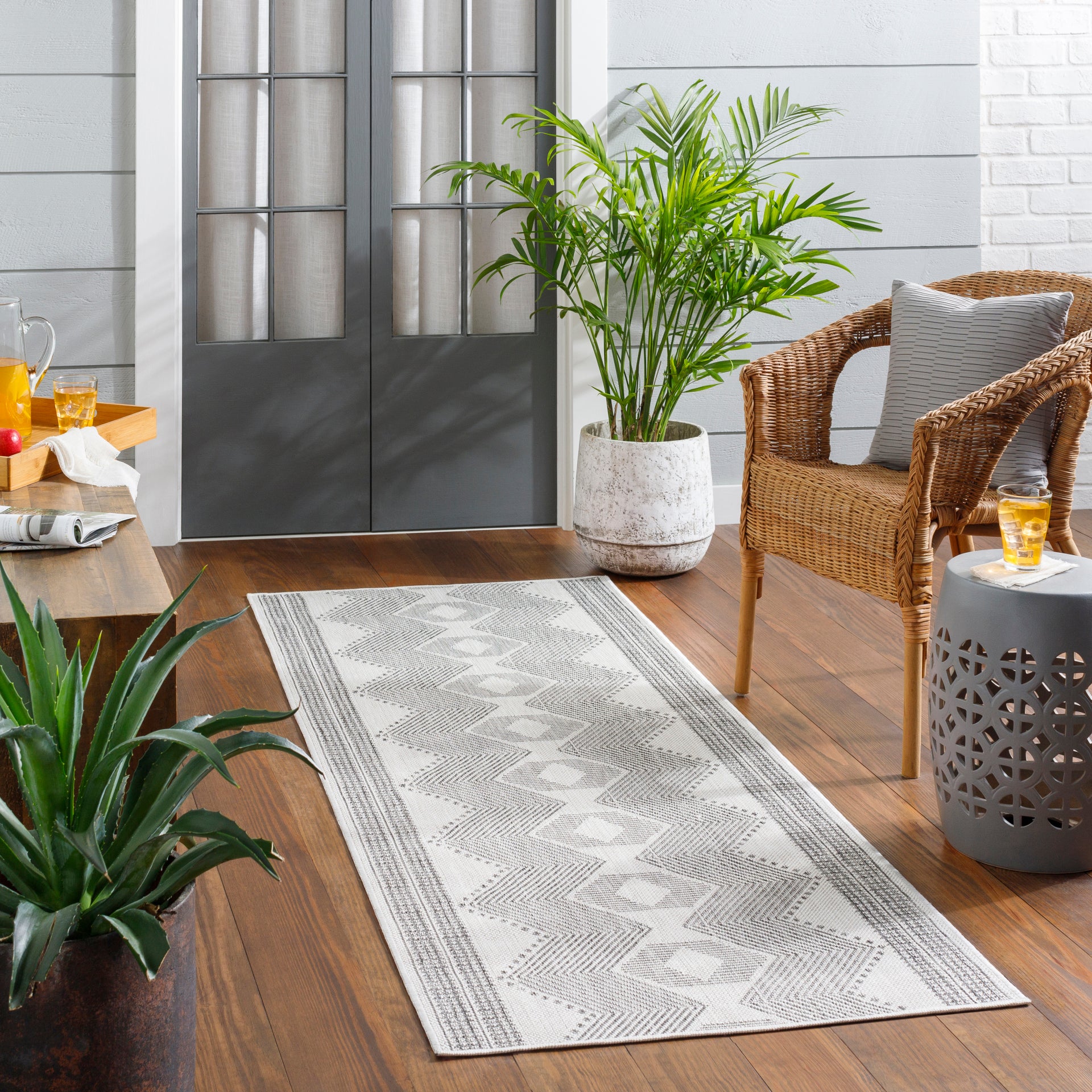Long Beach Machine Woven Rug Livabliss Long Beach