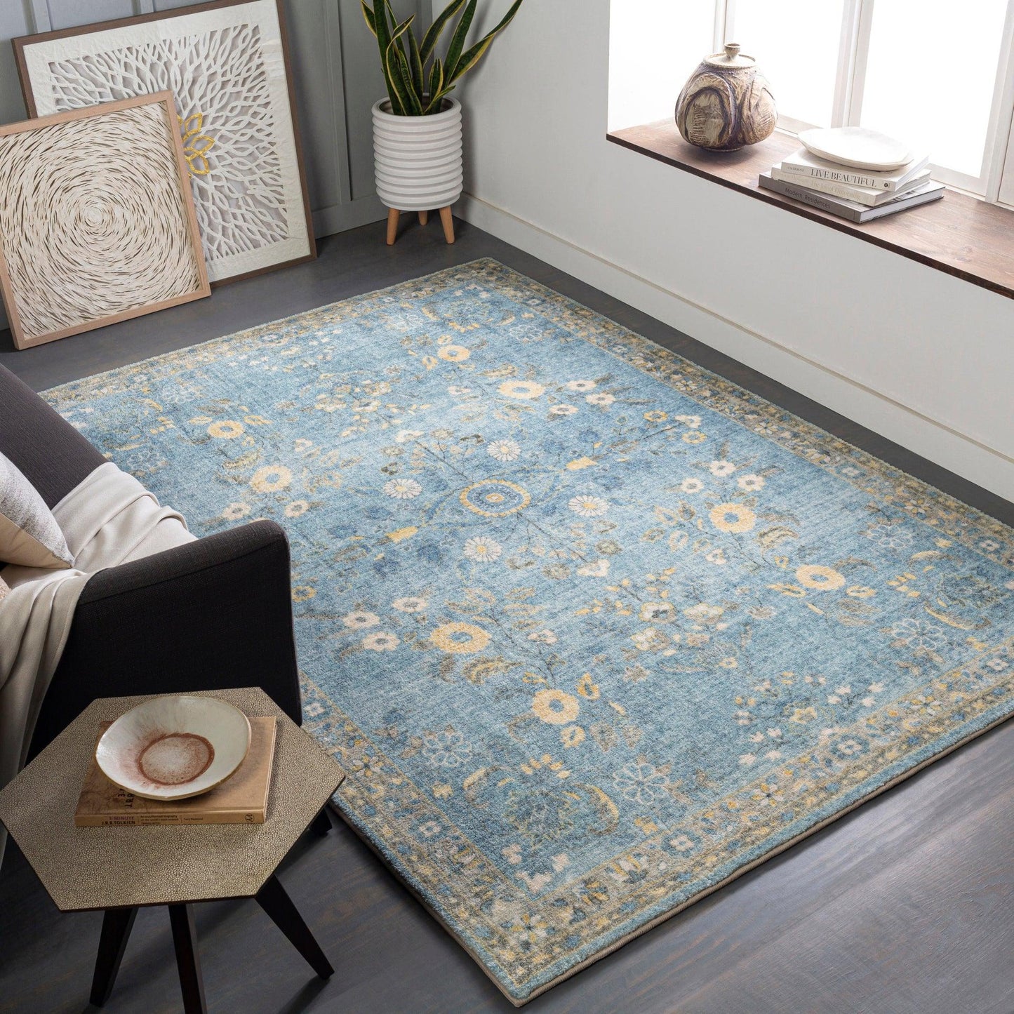 Erin Machine Woven Rug Livabliss Erin