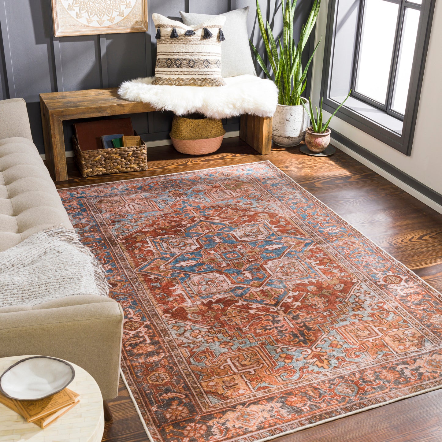 Lavable Machine Woven Rug Livabliss Lavable