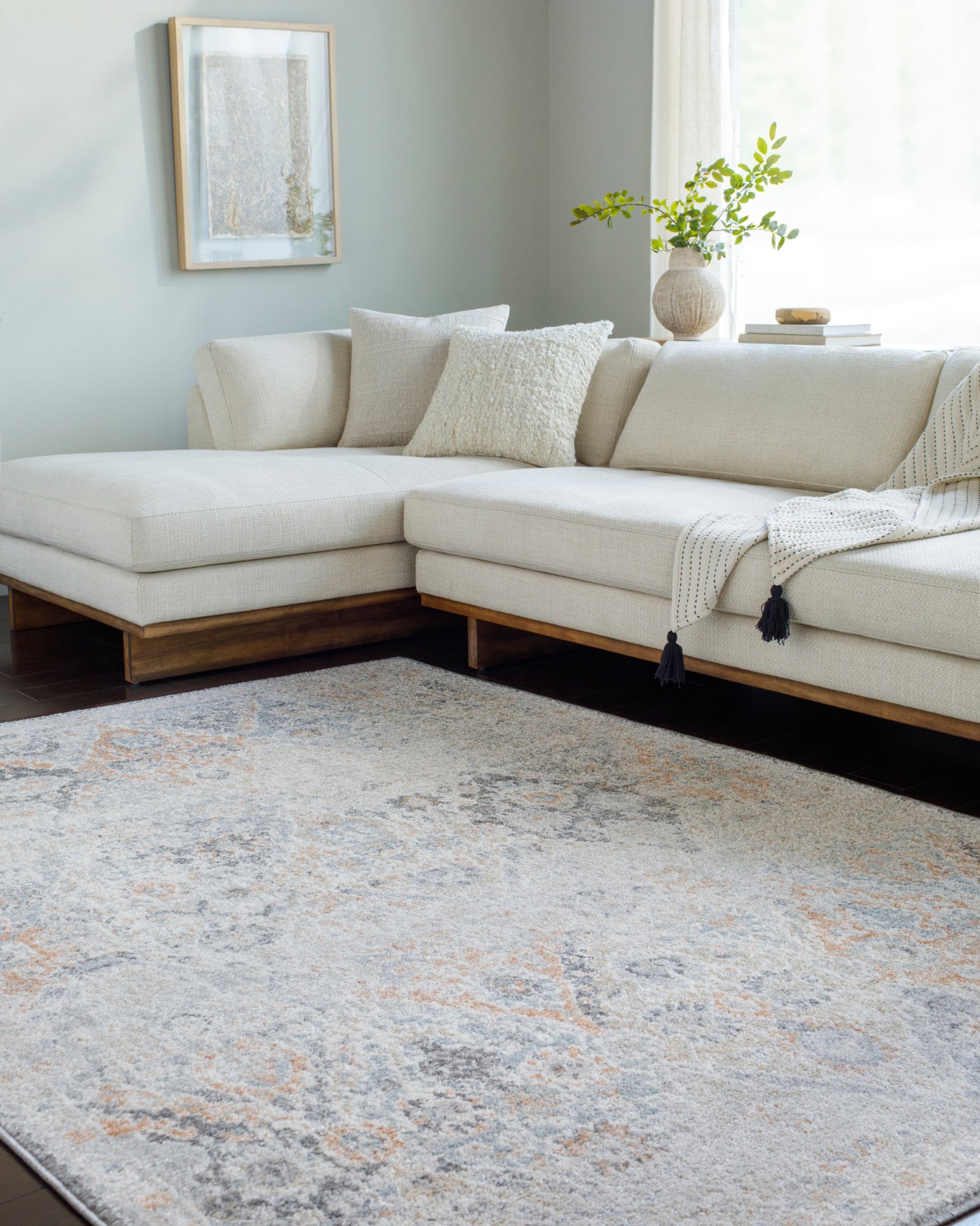 Harput Machine Woven Rug Livabliss Harput