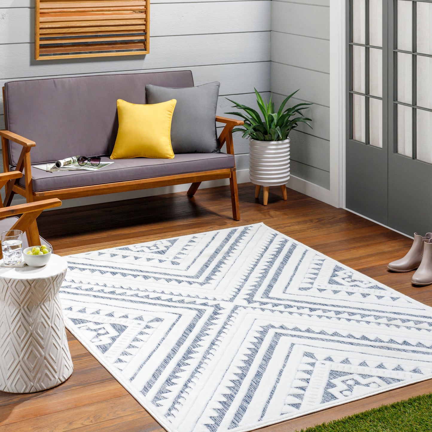 San Diego Machine Woven Rug Livabliss San Diego
