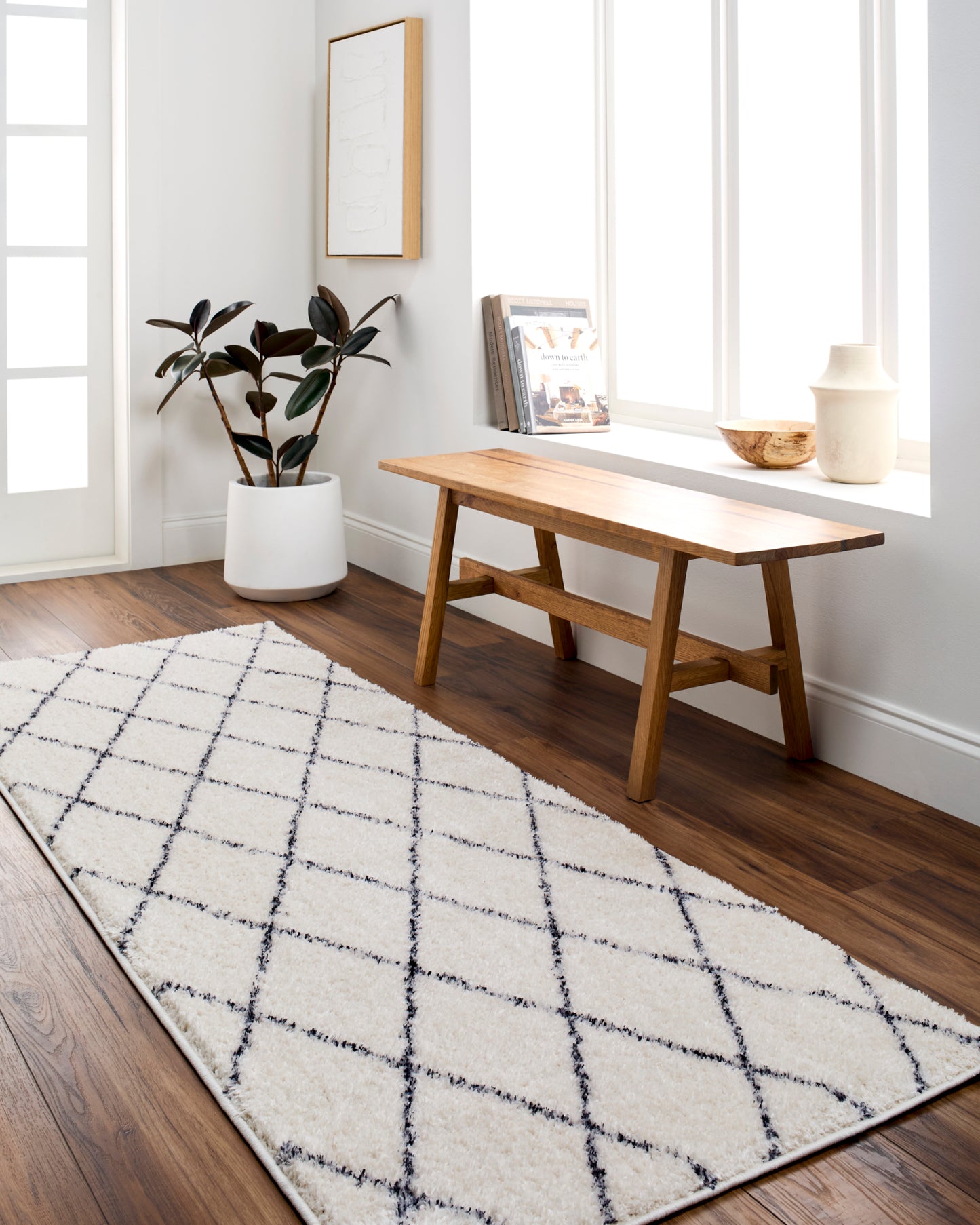 Lykke Machine Woven Rug Livabliss Lykke