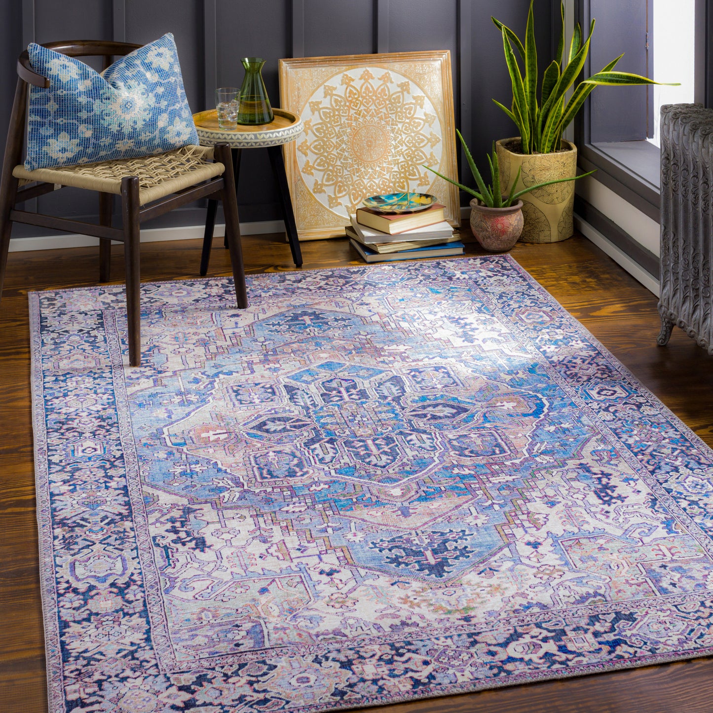Iris Machine Woven Rug Livabliss Iris